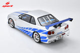Spark Nissan Skyline GT-R R34 '25 Years of Fast & Furious' Special Edition 1/18 Scale