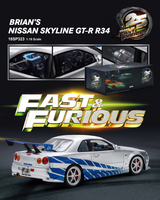 Spark Nissan Skyline GT-R R34 '25 Years of Fast & Furious' Special Edition 1/18 Scale