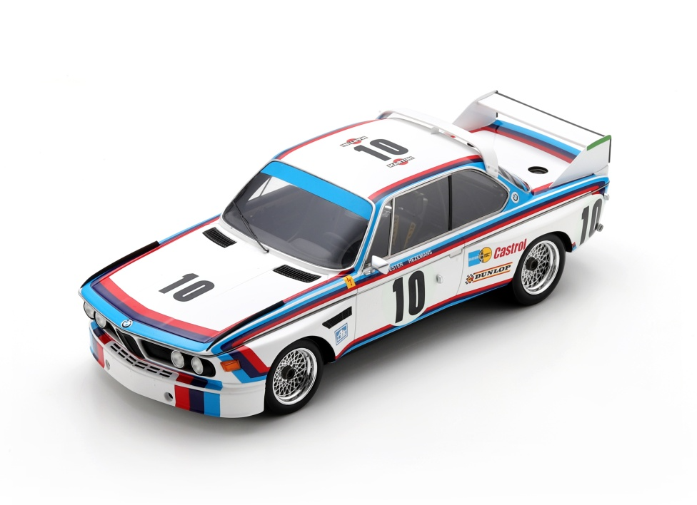 Spark BMW 3.0 CSL #10 BMW Motorsport 24Hrs Spa 1973 Winner 1/18 Scale 18SPA1973