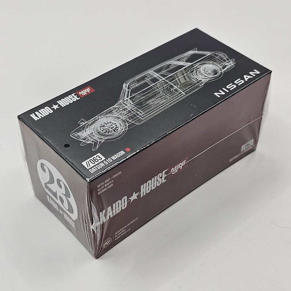 Mini GT x Kaido House Datsun Kaido 510 Wagon Carbon Fibre V2 1/64 Scale