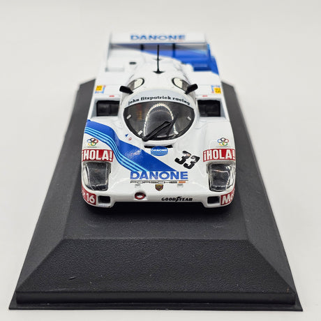 Quartzo Porsche 956 Long Tail "Danone" #33 Le Mans 1986 Limited Edition 1/43 Scale