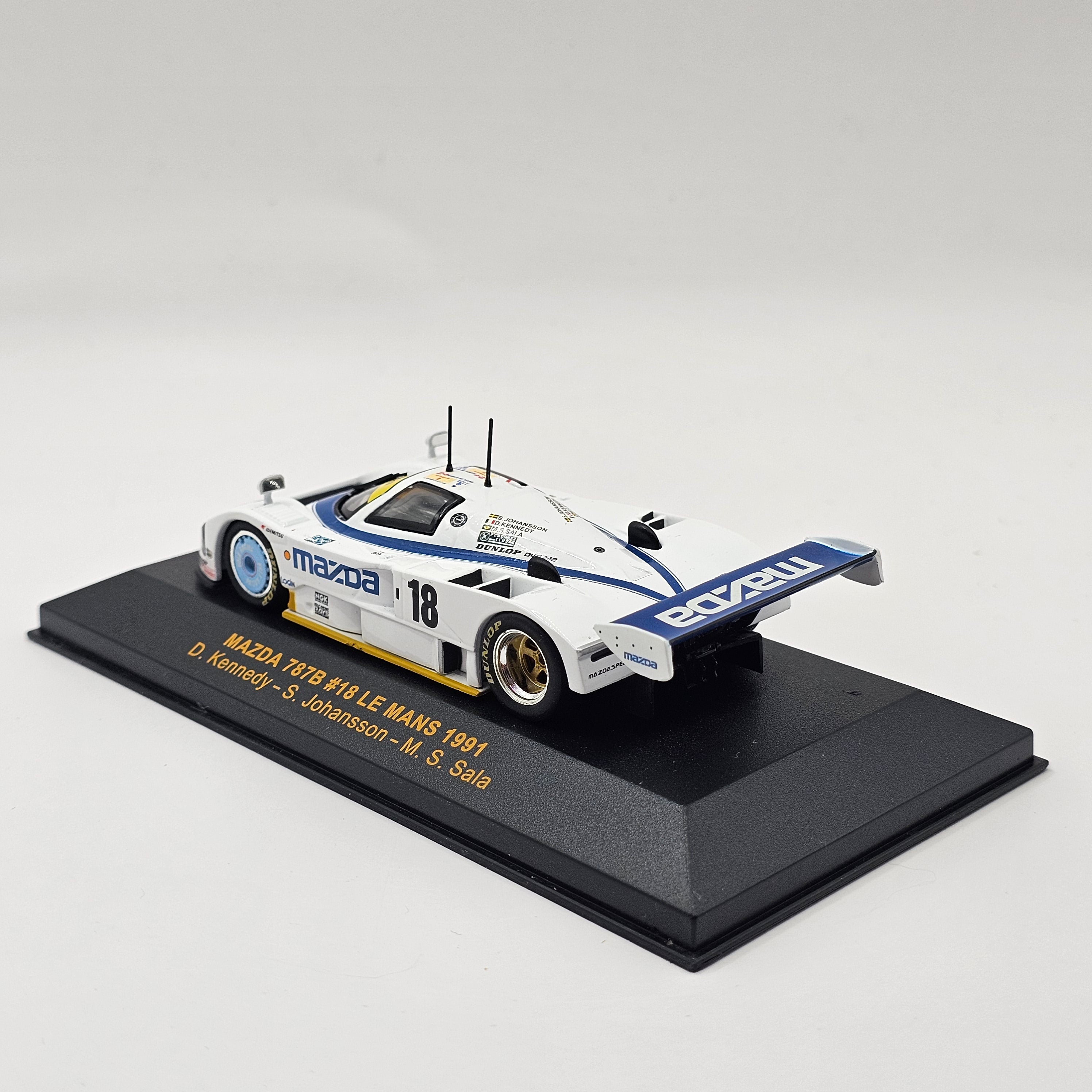 ミニカー IXO 1/18 Mazda 787B IXO Mazda 787B #18 Le Mans 1991 1/43 Scale