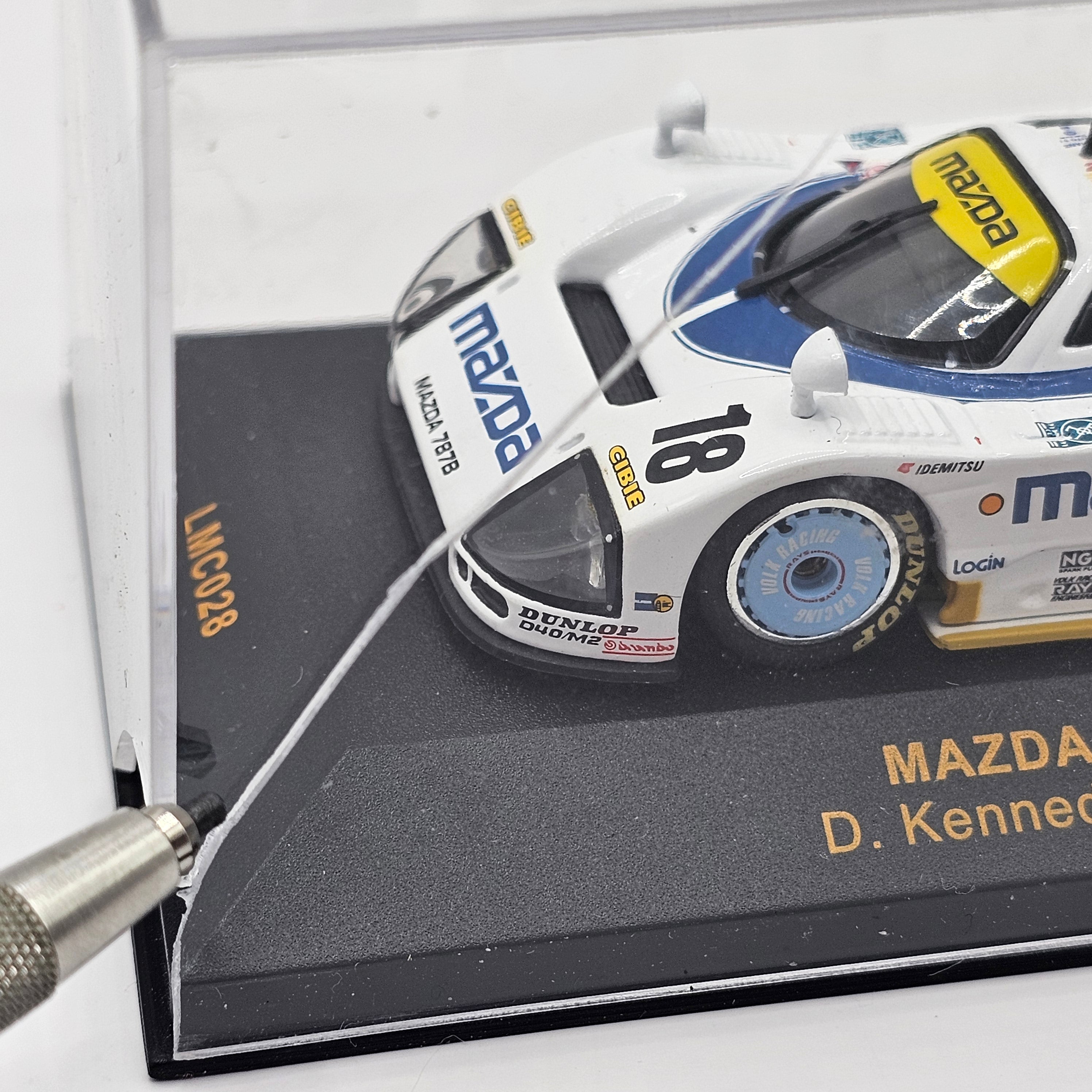 ミニカー IXO 1/18 Mazda 787B IXO 1/18 Mazda 787B #56 24H of Le Mans White Diecast Car