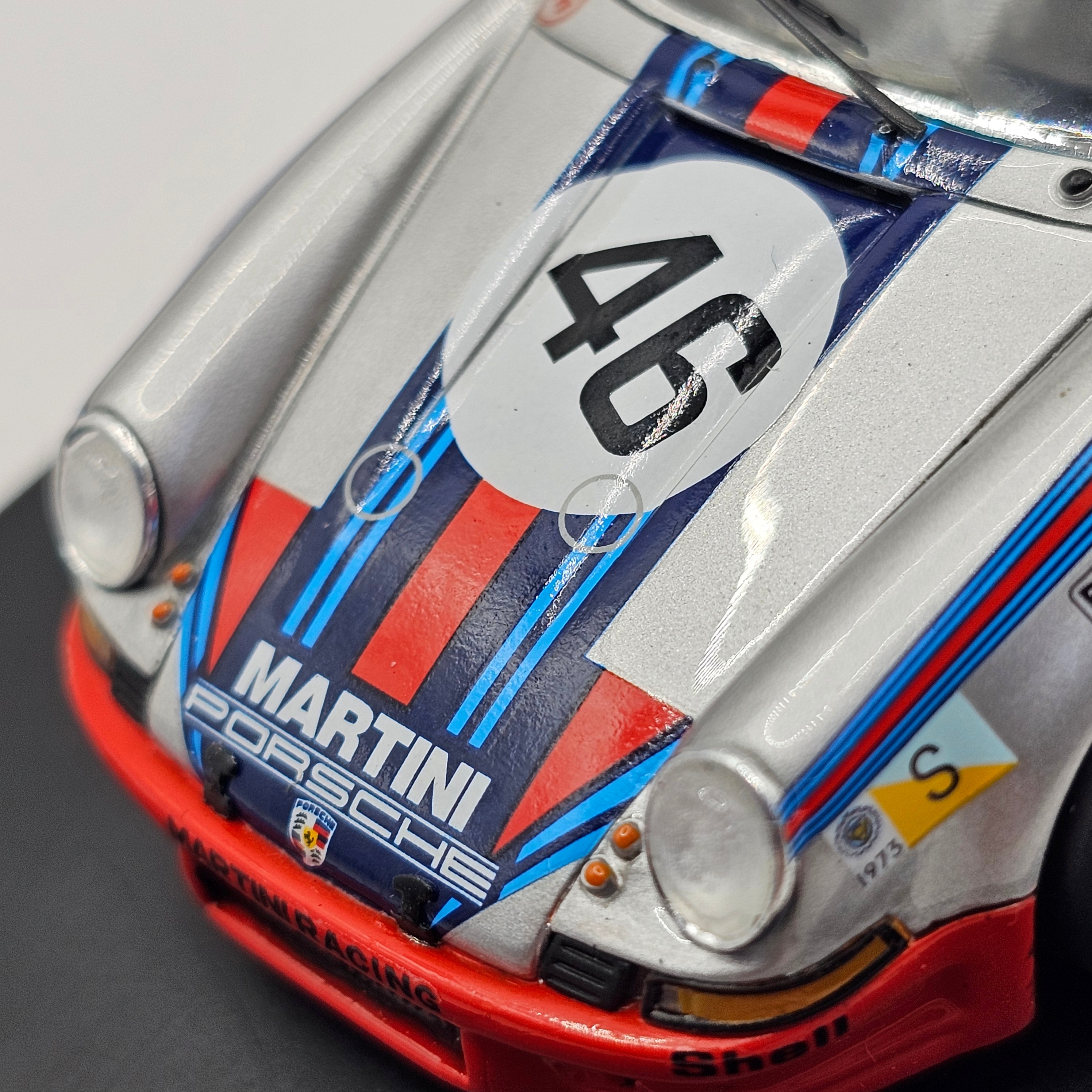 Spark Porsche 911 Carrera #46 Martini Racing Le Mans 1973 1/43 Scale