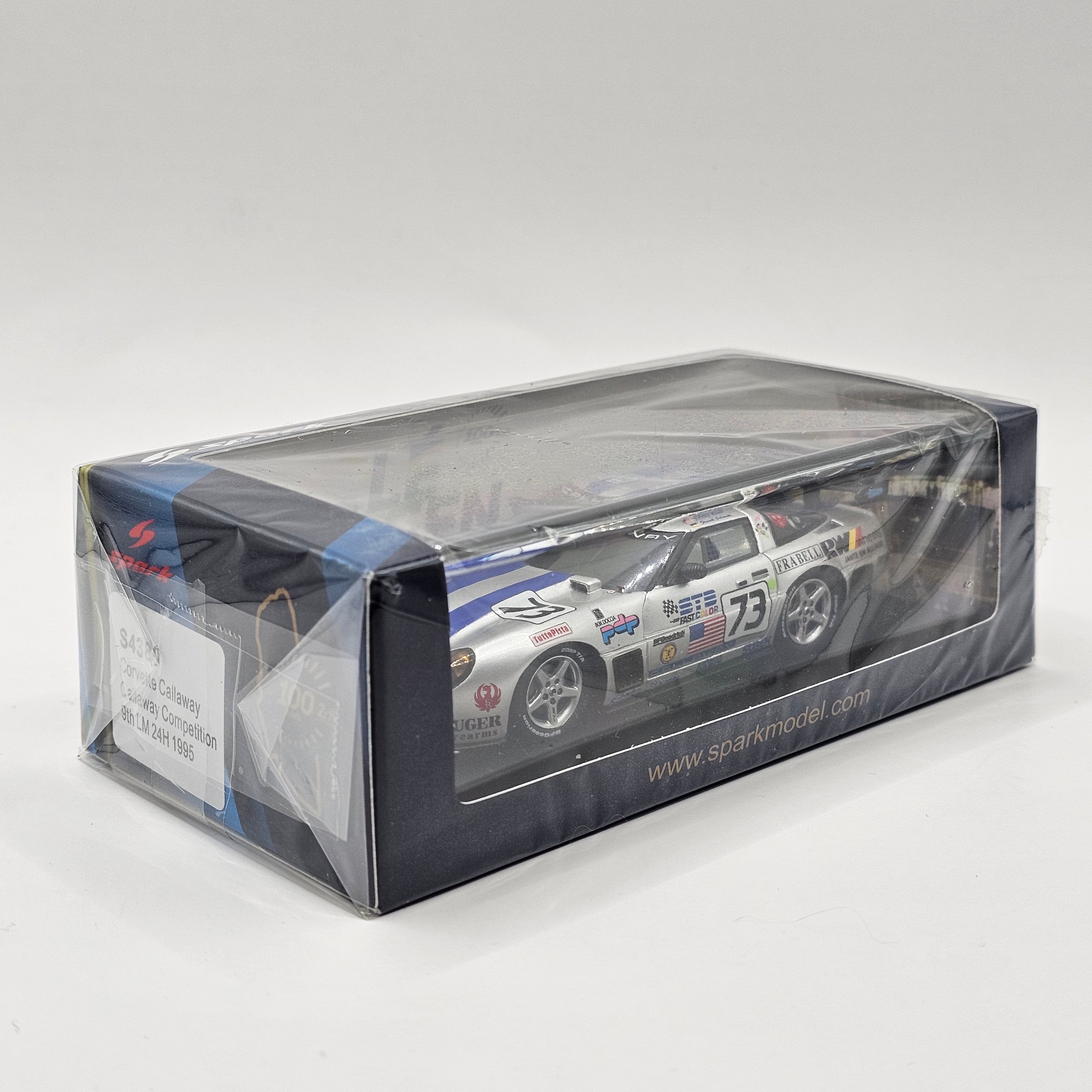 ミニカー　1/43 Corvette Callaway #73 24H Le Mans 1995 F. Jelinski - E. Bertaggia - J. Unser [S4380] Spark 1/43 Jelinski/Bertaggia/Unser Corvette Callaway #73