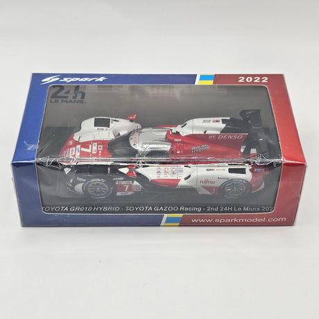 Spark Toyota GR010 Hybrid #7 Toyota Gazoo Racing 2nd 24H Le Mans 2022 Conway/Kobayashi 1/43 Scale