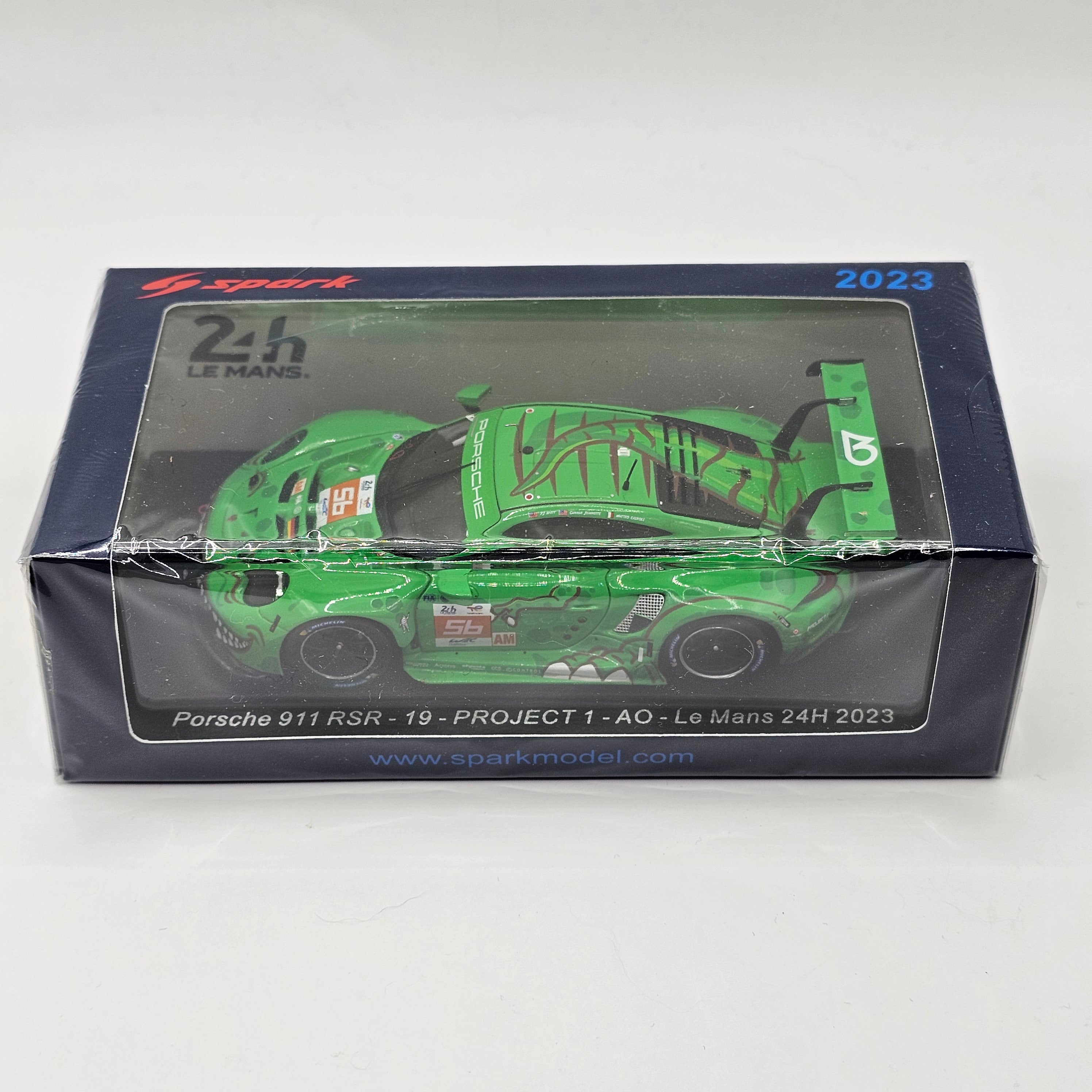 Spark Porsche 911 RSR-19 #56 24h LeMans 2023 REXY AO Racing 1/43 Scale
