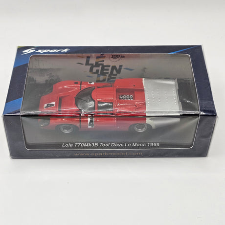 Spark Lola T70 MK3B Long Tail Le Mans 1969 Test Day 1/43 Scale