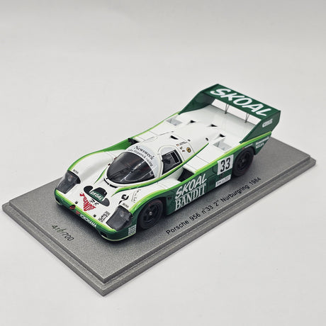 Spark Porsche 956 #33 Skoal Bandit 2nd Nurburgring 1984 Limited Edition 1/43 Scale