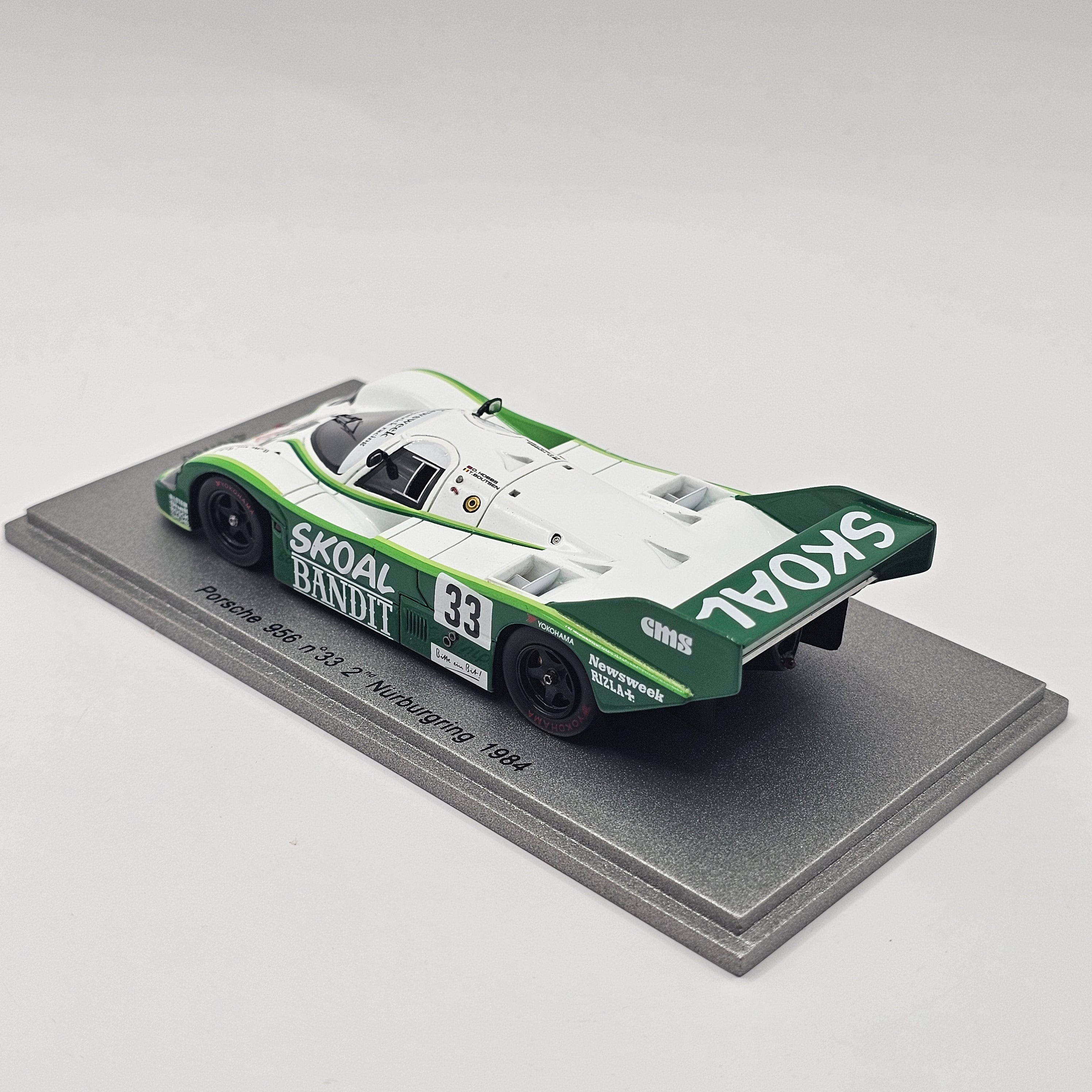 Spark Porsche 956 #33 Skoal Bandit 2nd Nurburgring 1984 Limited Editio