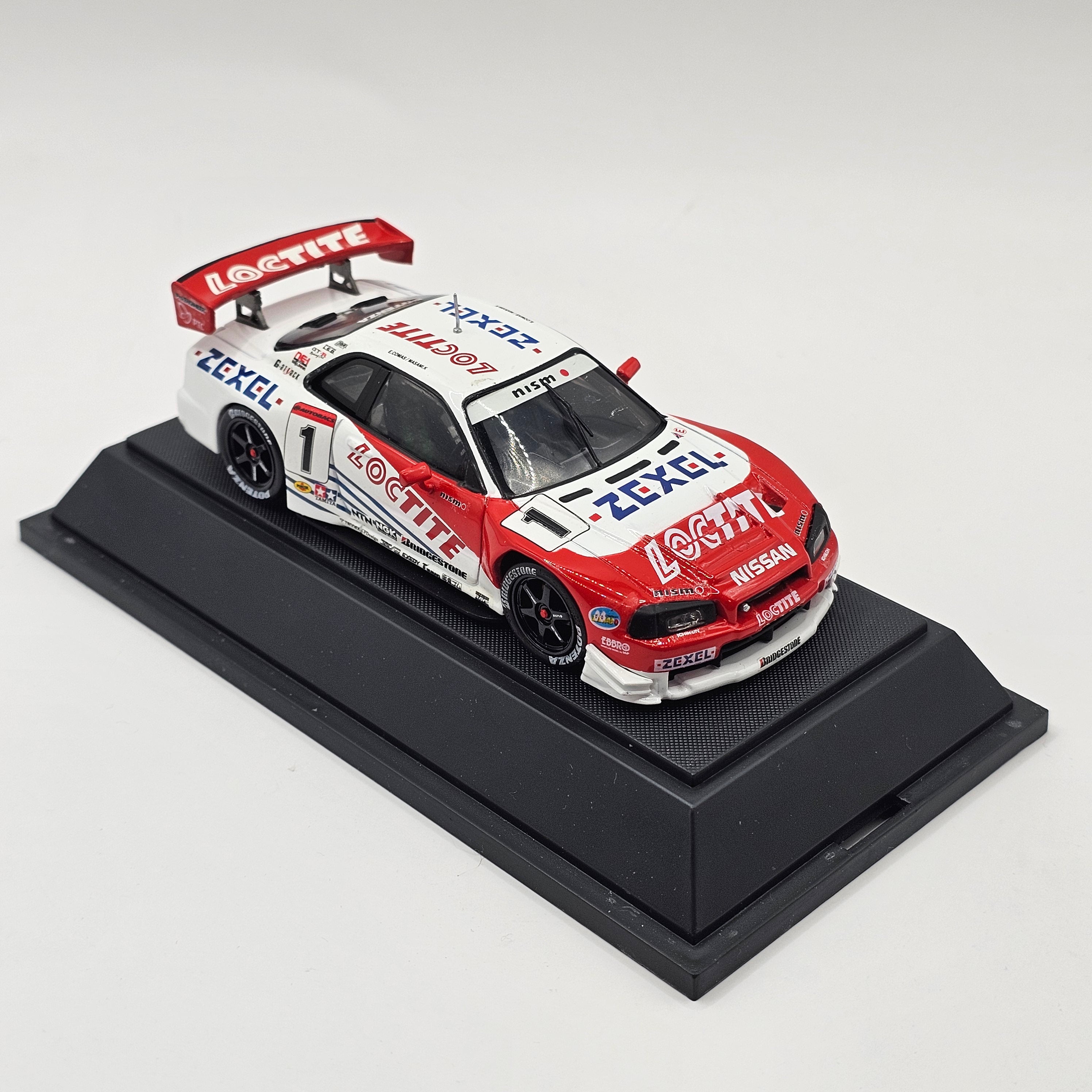 EBBRO Nissan Nismo Skyline GT-R R34 #1 Loctite Zexel JGTC