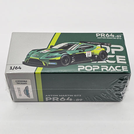 Pop Race Aston Martin Vantage GT3 N21 2022 Nurburgring 1/64 Scale