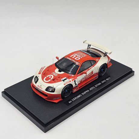 EBBRO P4 Toyota Supra #1 au Cerumo JGTC GT500 2002 Resin Collection 1/43 Scale