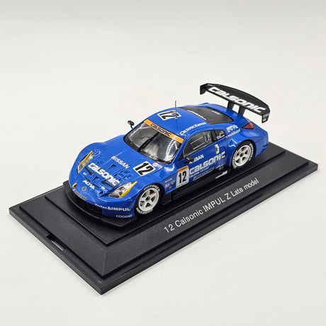 EBBRO Nissan Z No. 12 Calsonic Impul Late Version Super GT GT500 2004 1/43 Scale