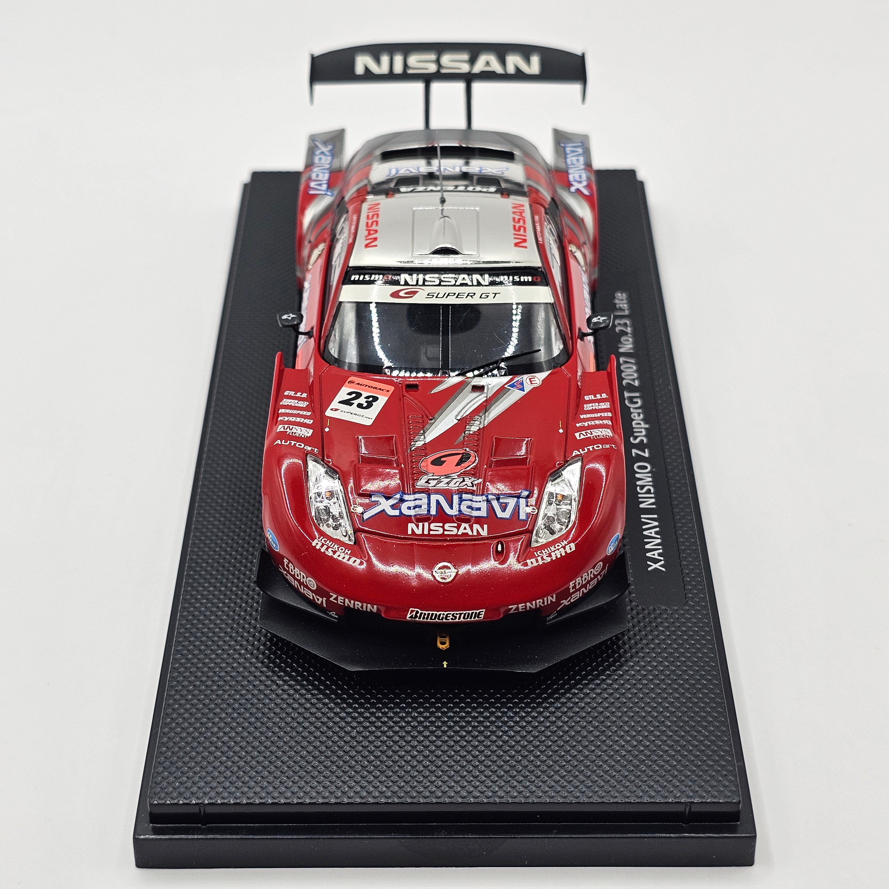 EBBRO Nissan Z No. 23 Xanavi Nismo (Late Version) Super GT GT500 2007