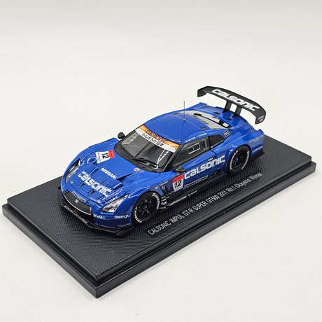 EBBRO Nissan GT-R No. 12 Calsonic Impul Super GT GT500 Rd. 1 Winner 2011 1/43 Scale