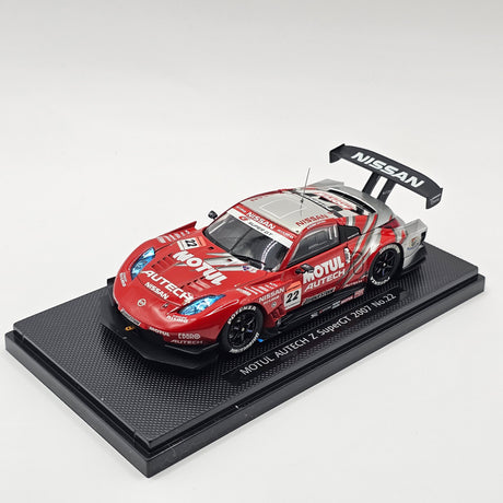 EBBRO Nissan Z No. 22 Motul Autech Super GT GT500 2007 1/43 Scale