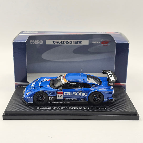 EBBRO Nissan GT-R No. 12 Calsonic Impul Super GT GT500 Rd. 2 Fuji 2011