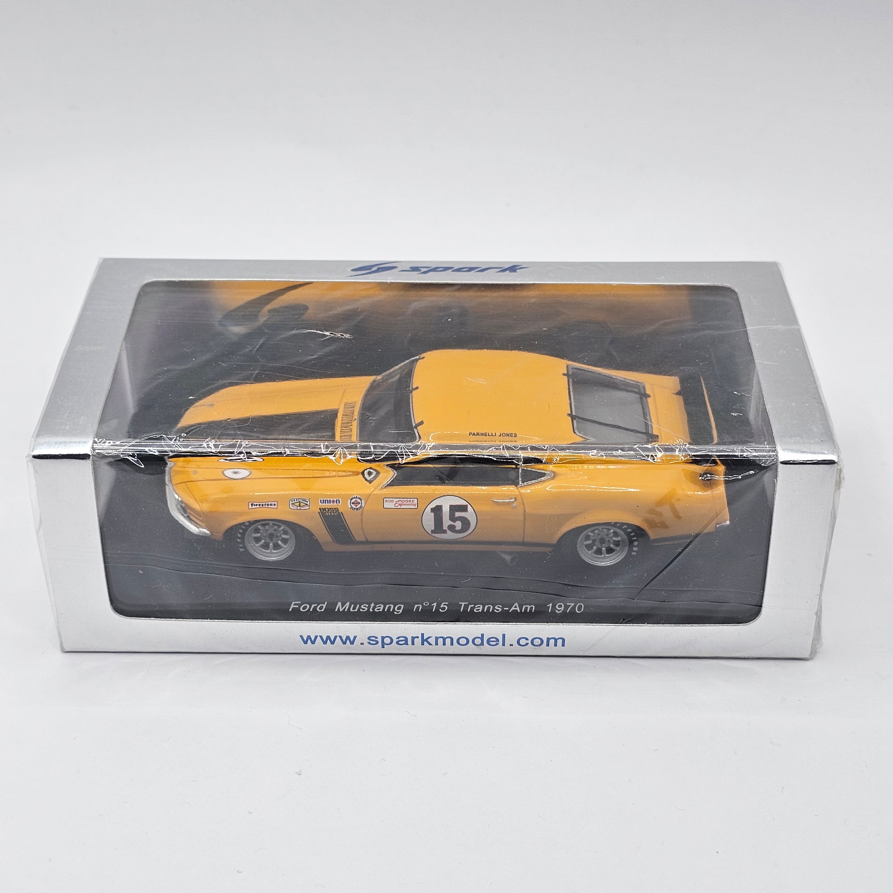 ミニカー 1/18 Ford Mustang Boss 302 Trans-Am ACME 1970 FORD MUSTANG BOSS 302 TRANS AM CHAMPION PARNELLI