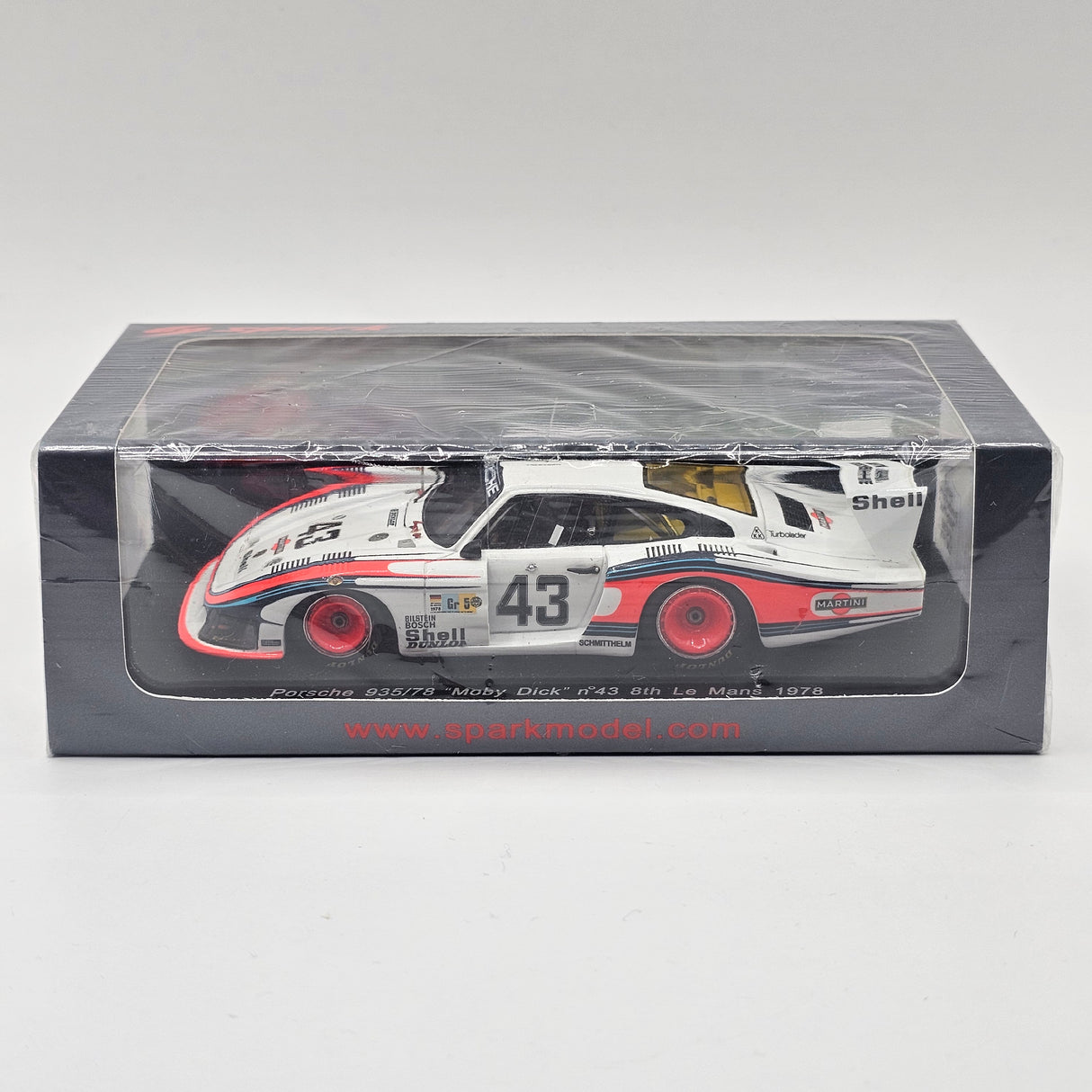 Spark Porsche 935/78 Moby Dick #43 Team Martini Racing Le Mans 1978 1/43 Scale S4162