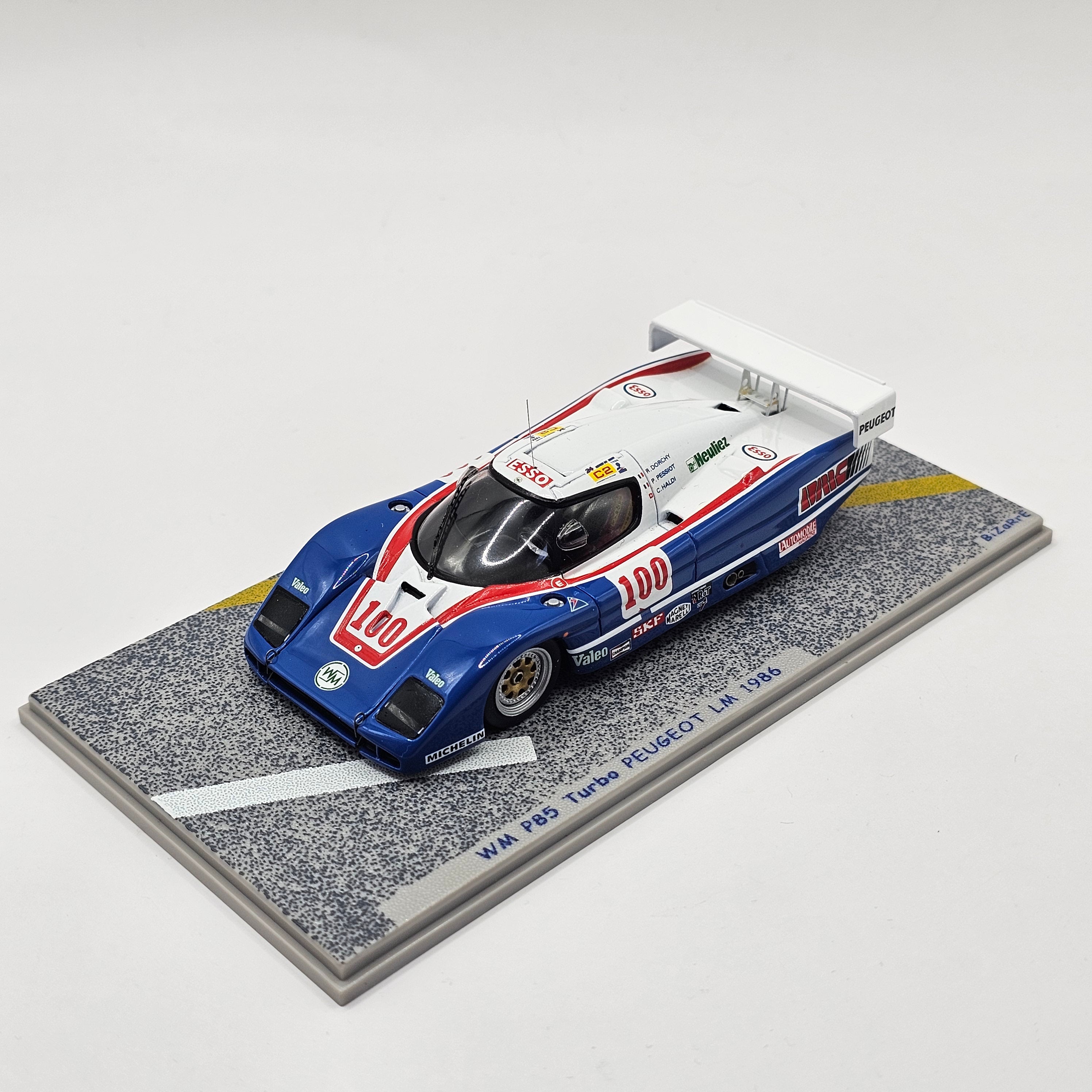 Miniature Voiture 1/43 BIZARRE BZ391 WM Peugeot #100 - 24h Le Mans 1986 (Occasion)