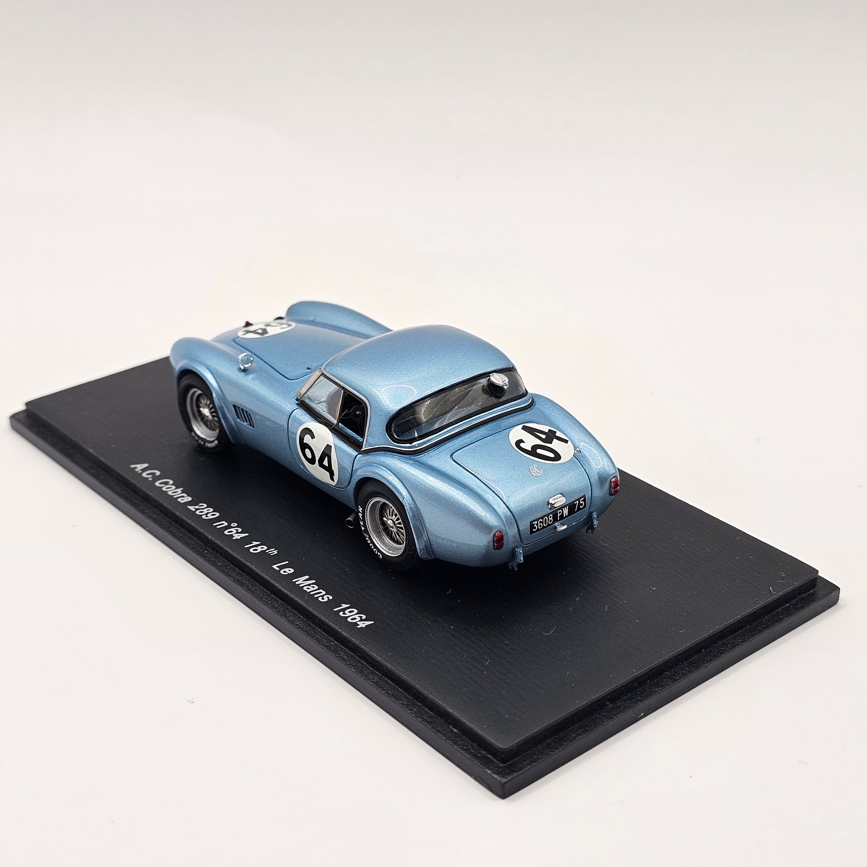 Spark AC Shelby Cobra 289 #64 Le Mans 1964 1/43 Scale S1183