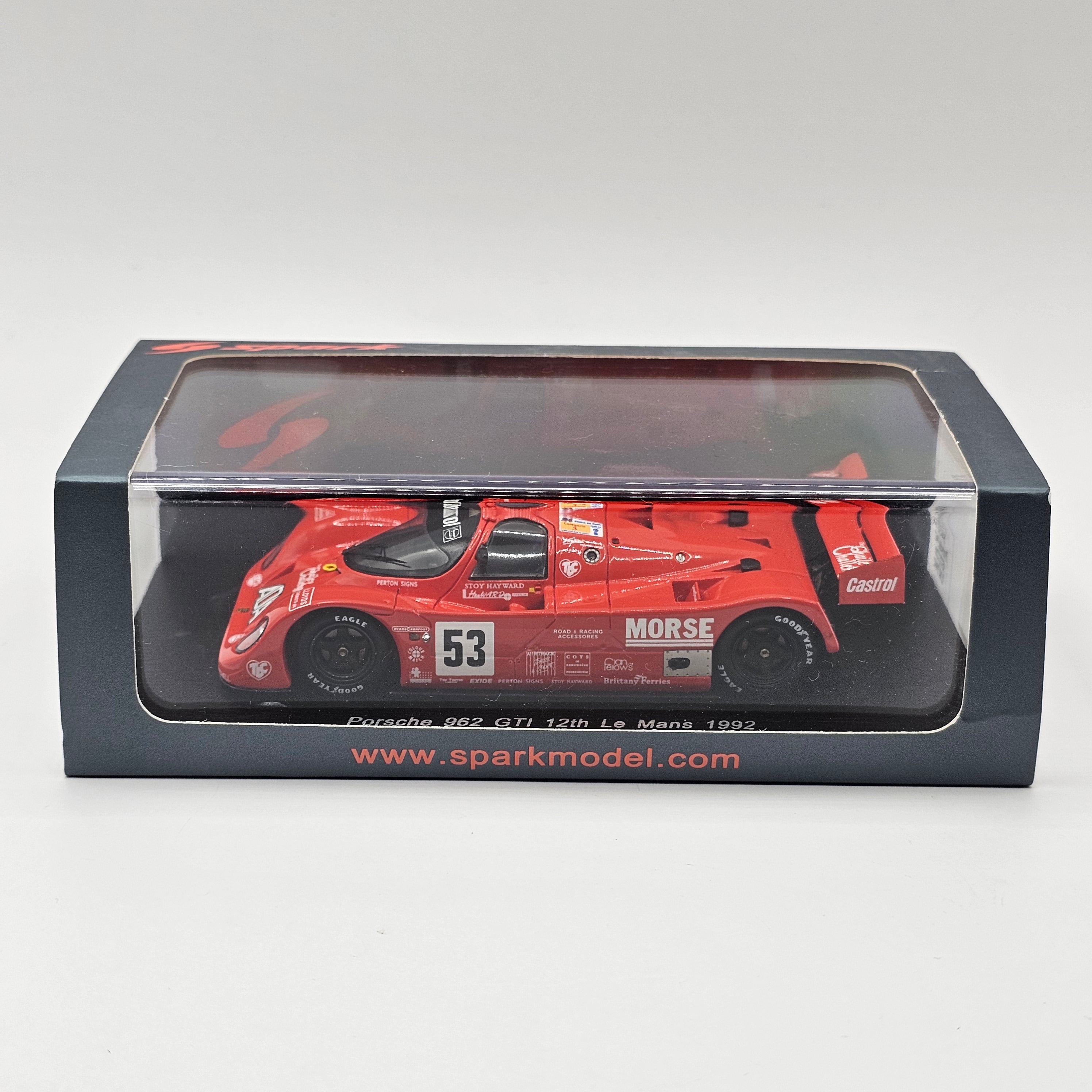 Spark Porsche 962 GTi #53 ADA Engineering Le Mans 1992 D.Bell/J.Bell/T