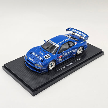 EBBRO Nissan Skyline R34 GT-R #12 Calsonic JGTC GT500 2001 Resin Collection 1/43 Scale