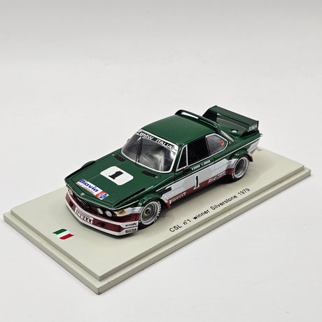 Spark BMW 3.0 CSL #1 BMW Italia Silverstone 1979 1/43 Scale Limited Edition SI001