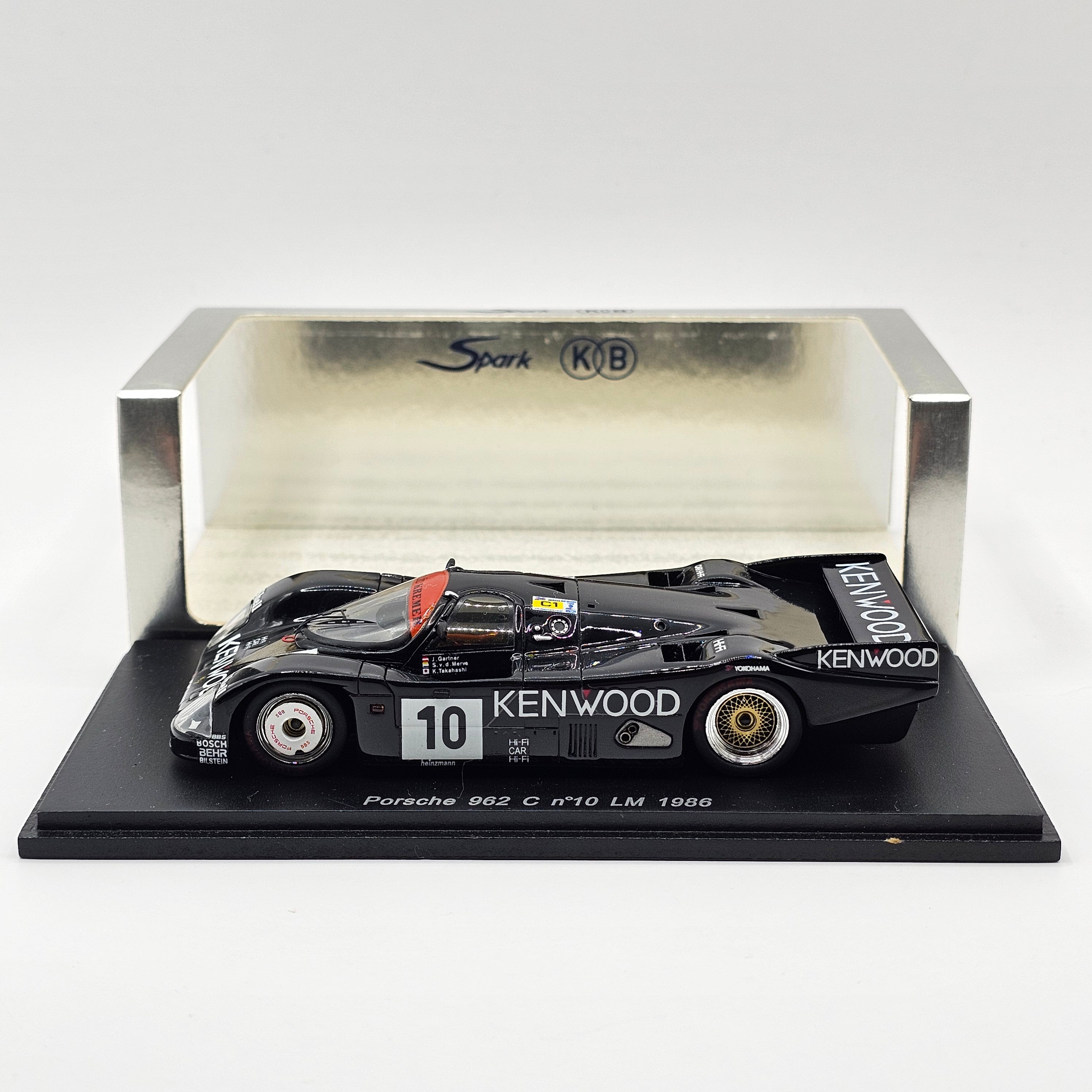 spark 1986 ル・マン 24h Porsche 962C #10 Spark Porsche 962C No.10 Porsche Kremer Racing Le Mans 1986 1/43 Scale