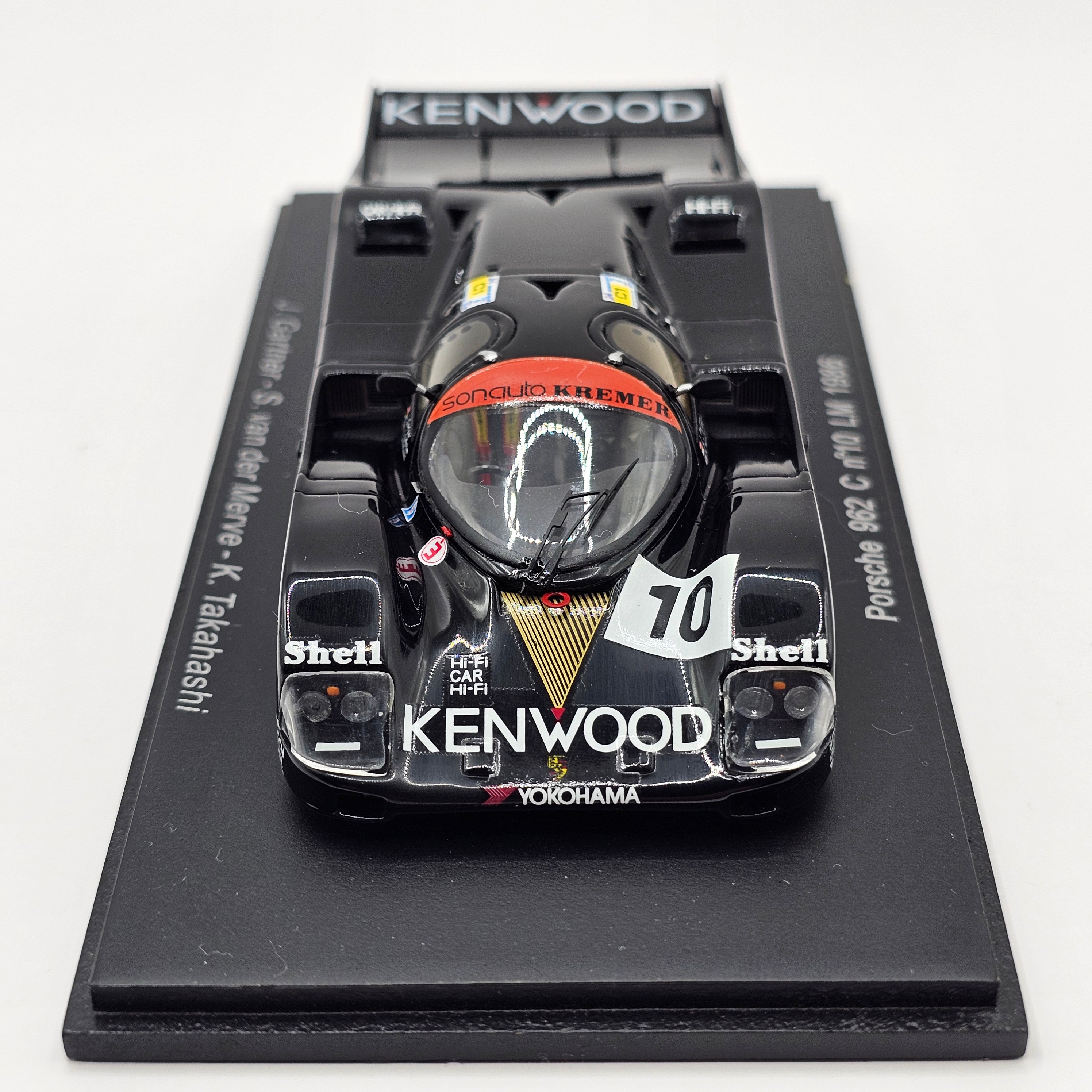 ミニカー KENWOOD KREMER RACING Porsche 962C No.10 Spark Porsche 962C No.10 Porsche Kremer Racing Le Mans 1986 1/43 Scale