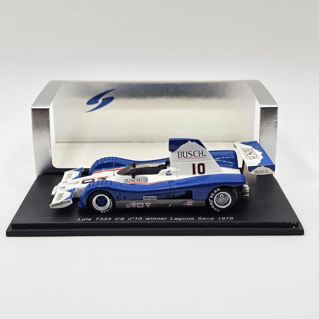 Spark Lola T333 CS Can-Am 1978 Laguna Seca Winner 1/43 Scale S1144