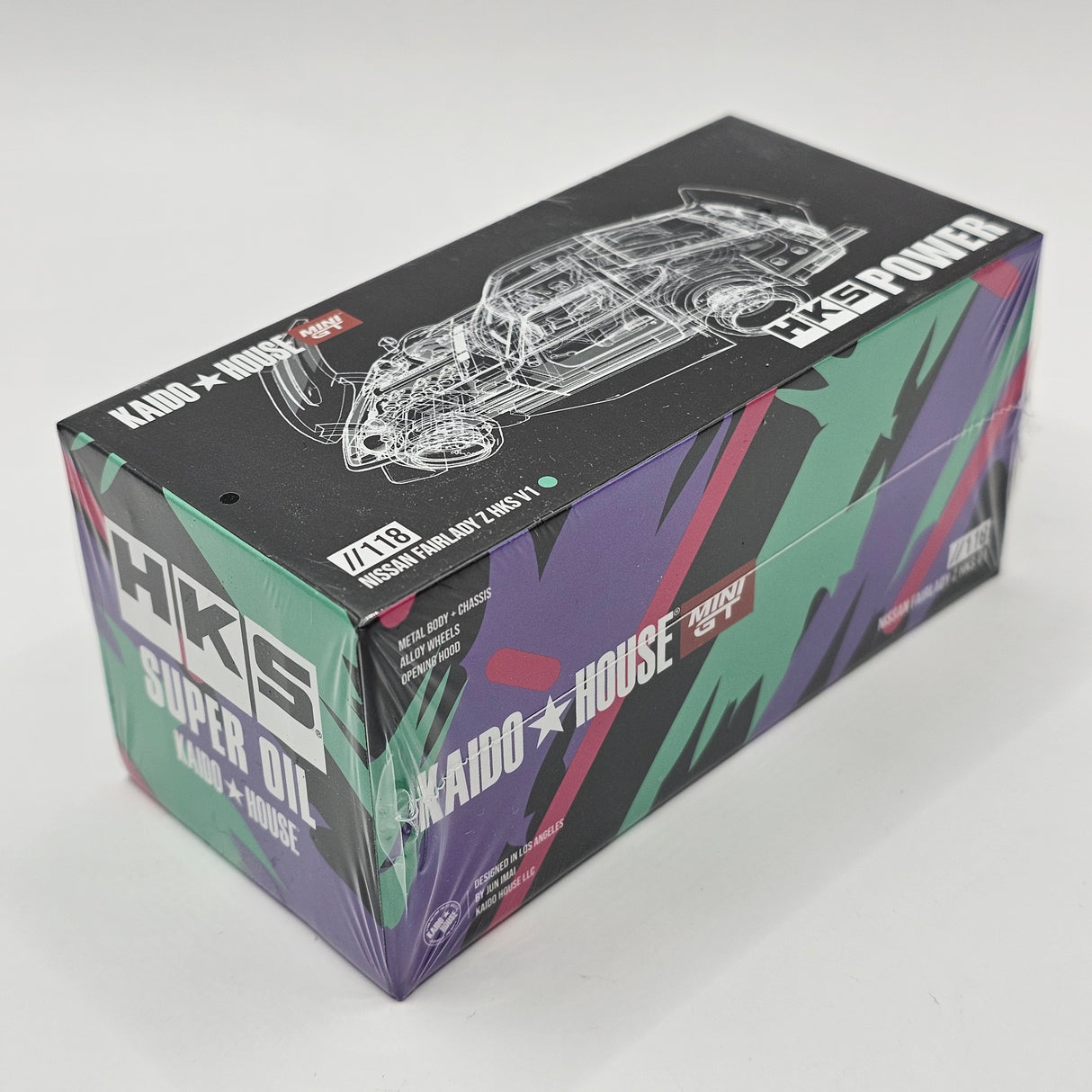 Mini GT x Kaido House Nissan Fairlady Z HKS 1/64 Scale MGTKHMG118