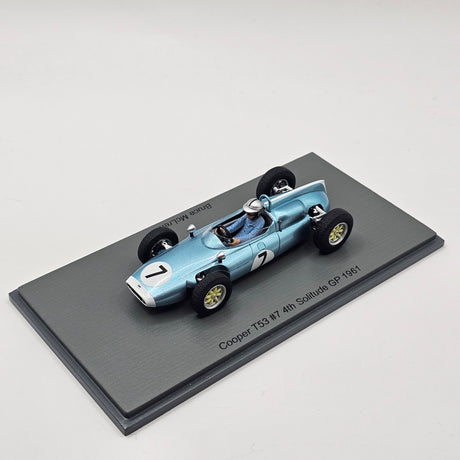 Spark Cooper T53 #7 Bruce McLaren 1961 4th Solitude GP 1/43 Scale S8066