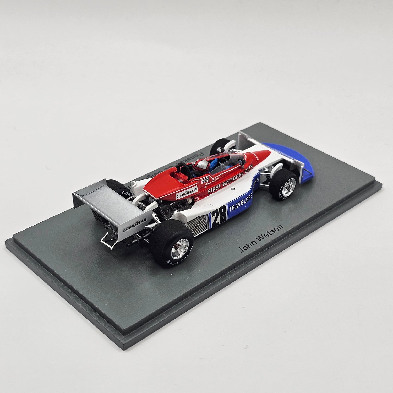 Image of John Watson driving a Penske PC3, 1976 (photo Image of John Watson driving a Penske PC3, 1976 (photo