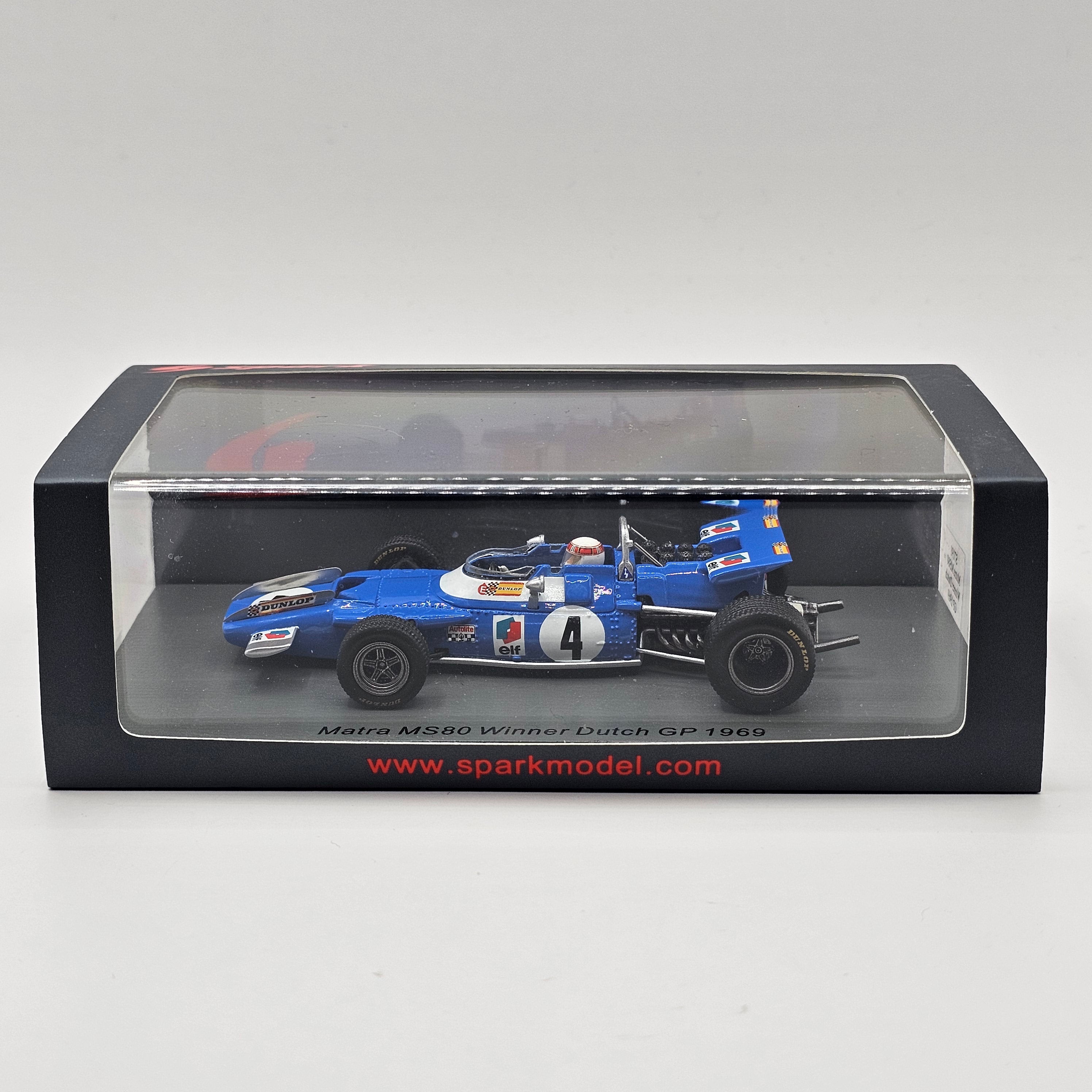 Spark Matra MS80 #4 Jackie Stewart Dutch GP Winner 1969 1/43 Scale S71
