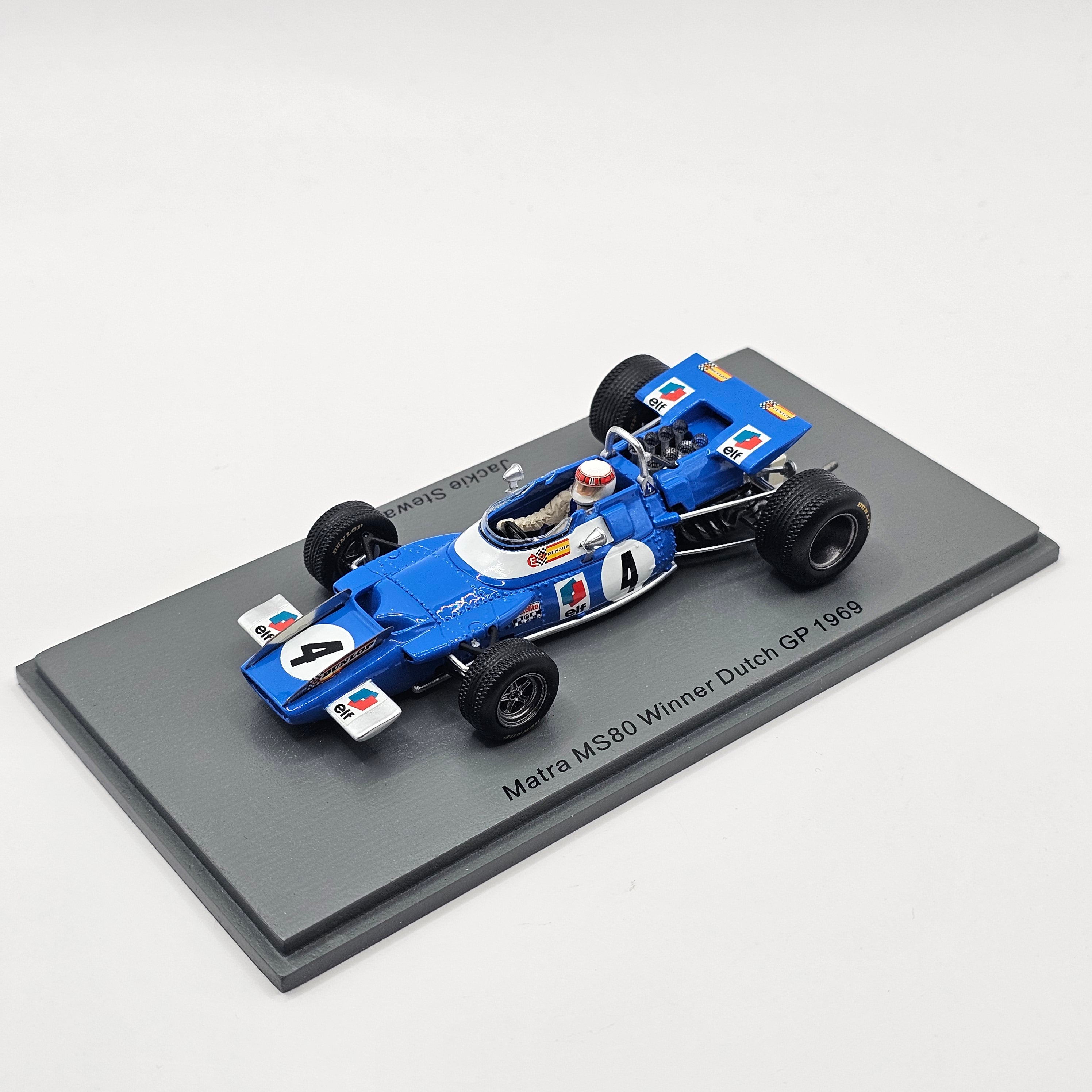 Spark Matra MS80 #4 Jackie Stewart Dutch GP Winner 1969 1/43 Scale S71