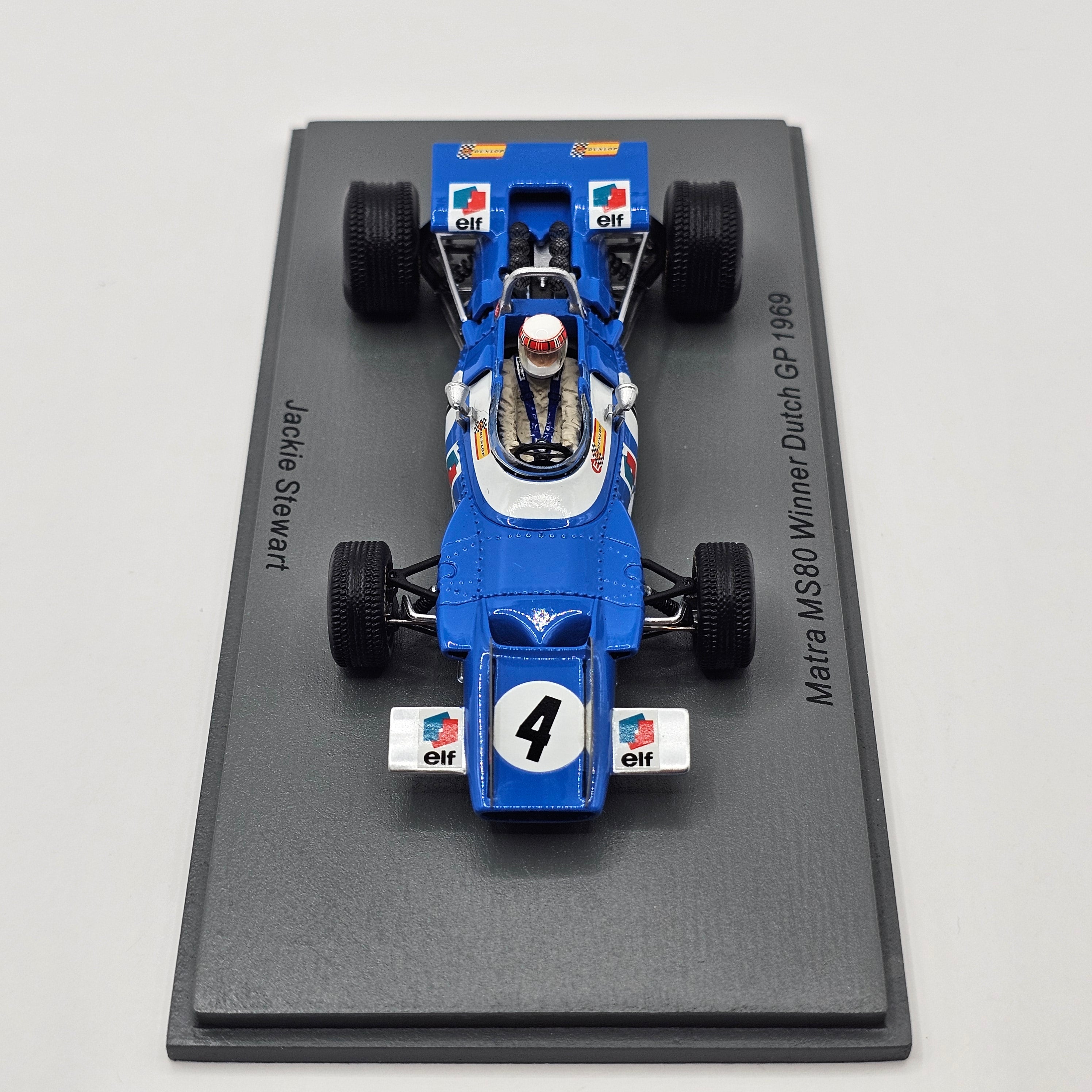 Spark Matra MS80 #4 Jackie Stewart Dutch GP Winner 1969 1/43 Scale S71