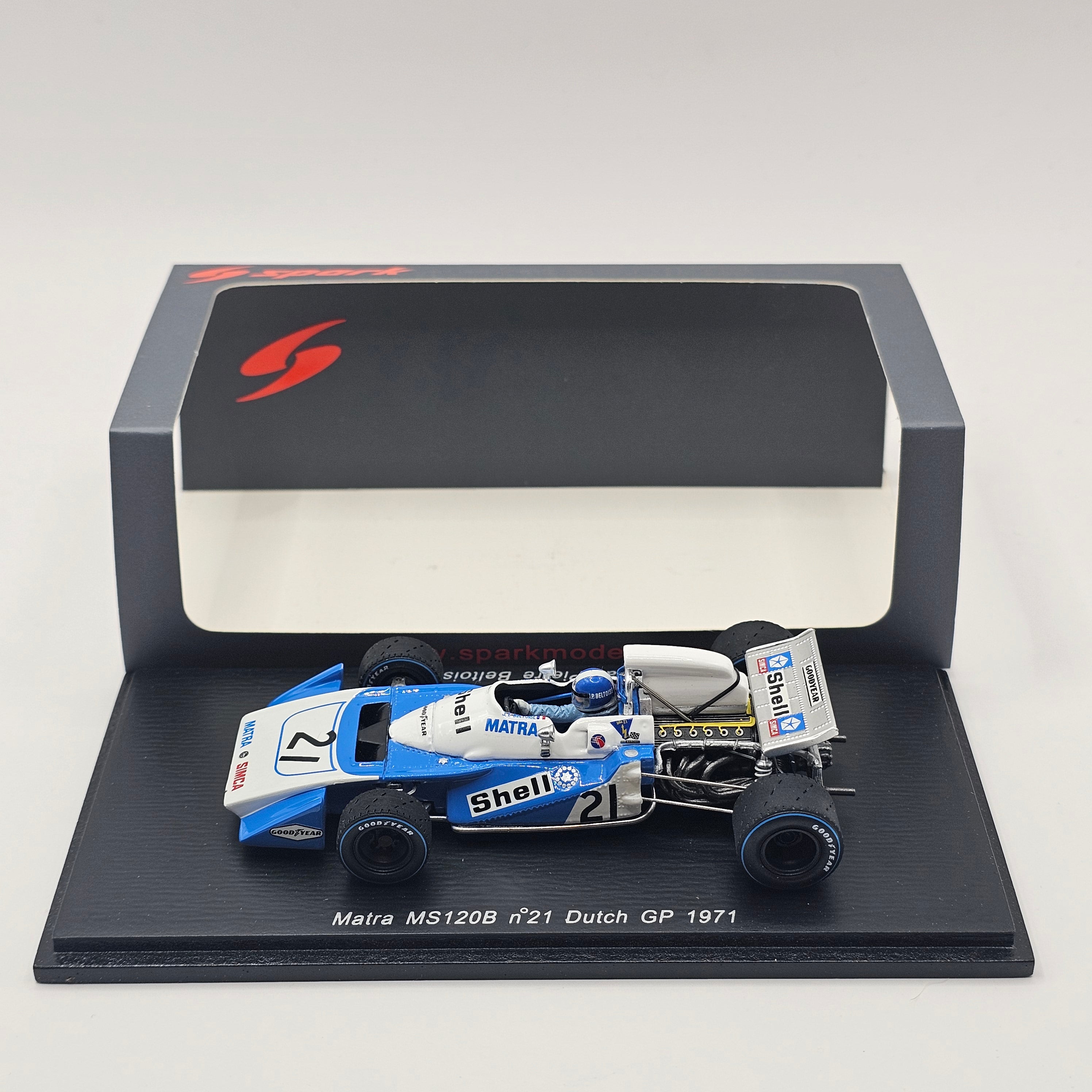 Spark Matra MS1208 #21 Jean P Beltoise Dutch GP 1971 1/43 Scale S4308