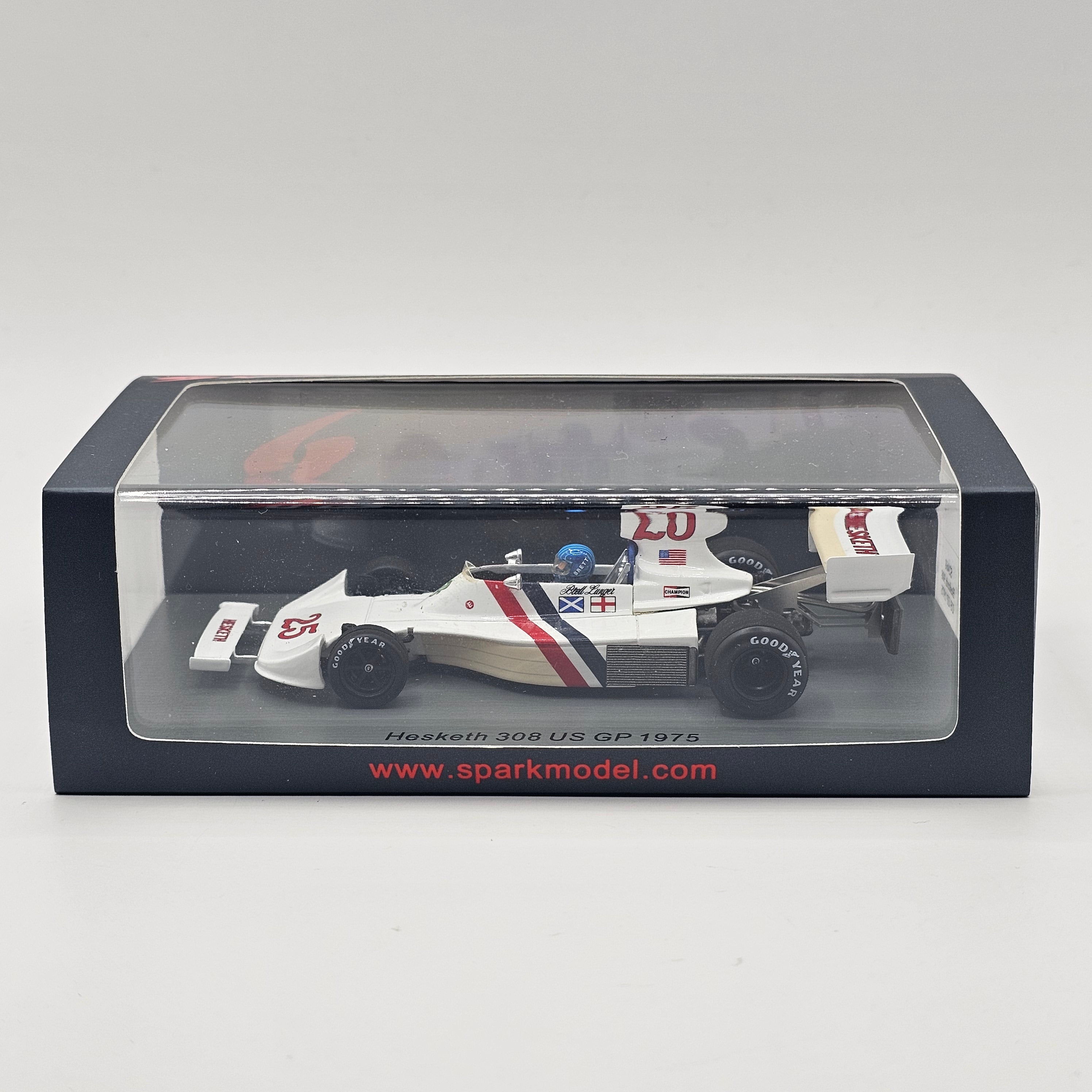 Spark Hesketh 308 #25 Brett Lunger US GP Watkins Glen 1975 1/43 Scale