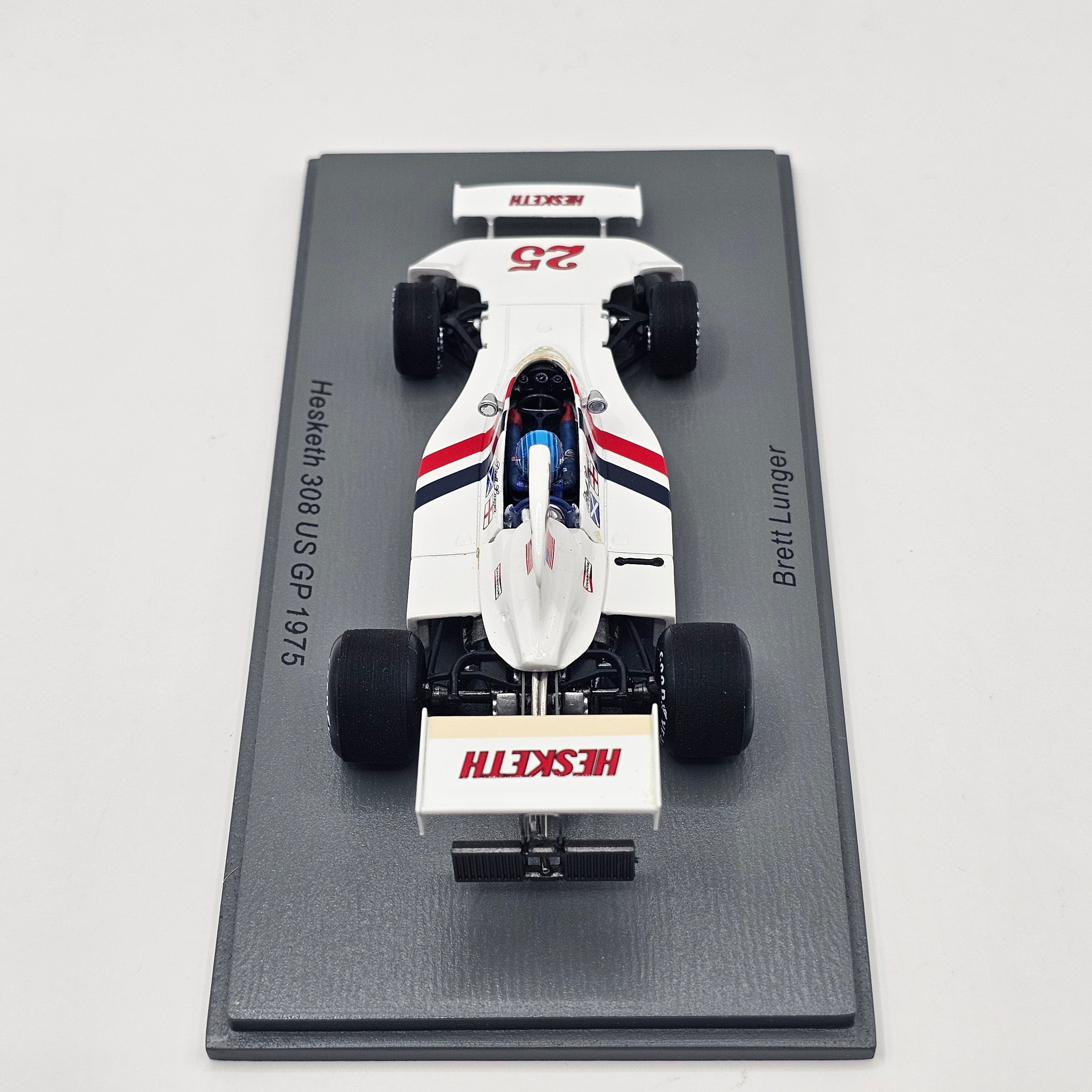 Spark Hesketh 308 #25 Brett Lunger US GP Watkins Glen 1975 1/43 Scale