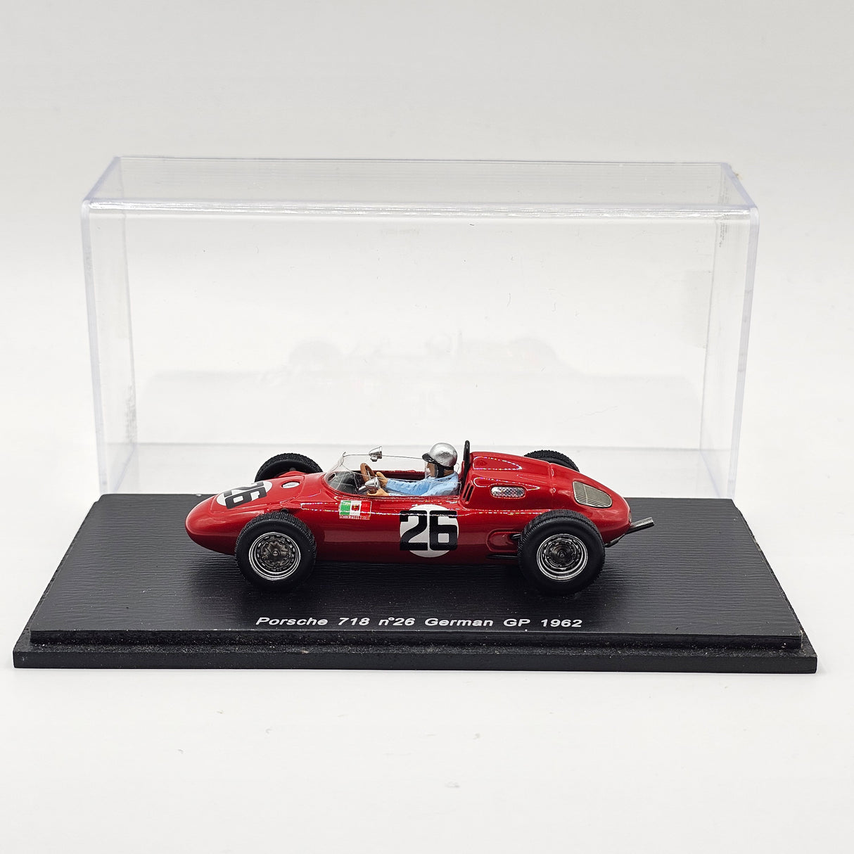 Spark Porsche 718N #26 Nino Vaccarella German GP 1962 1/43 Scale S1863