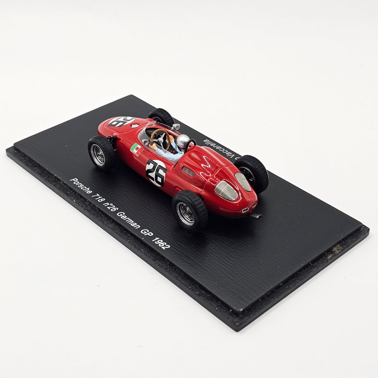 Spark Porsche 718N #26 Nino Vaccarella German GP 1962 1/43 Scale S1863