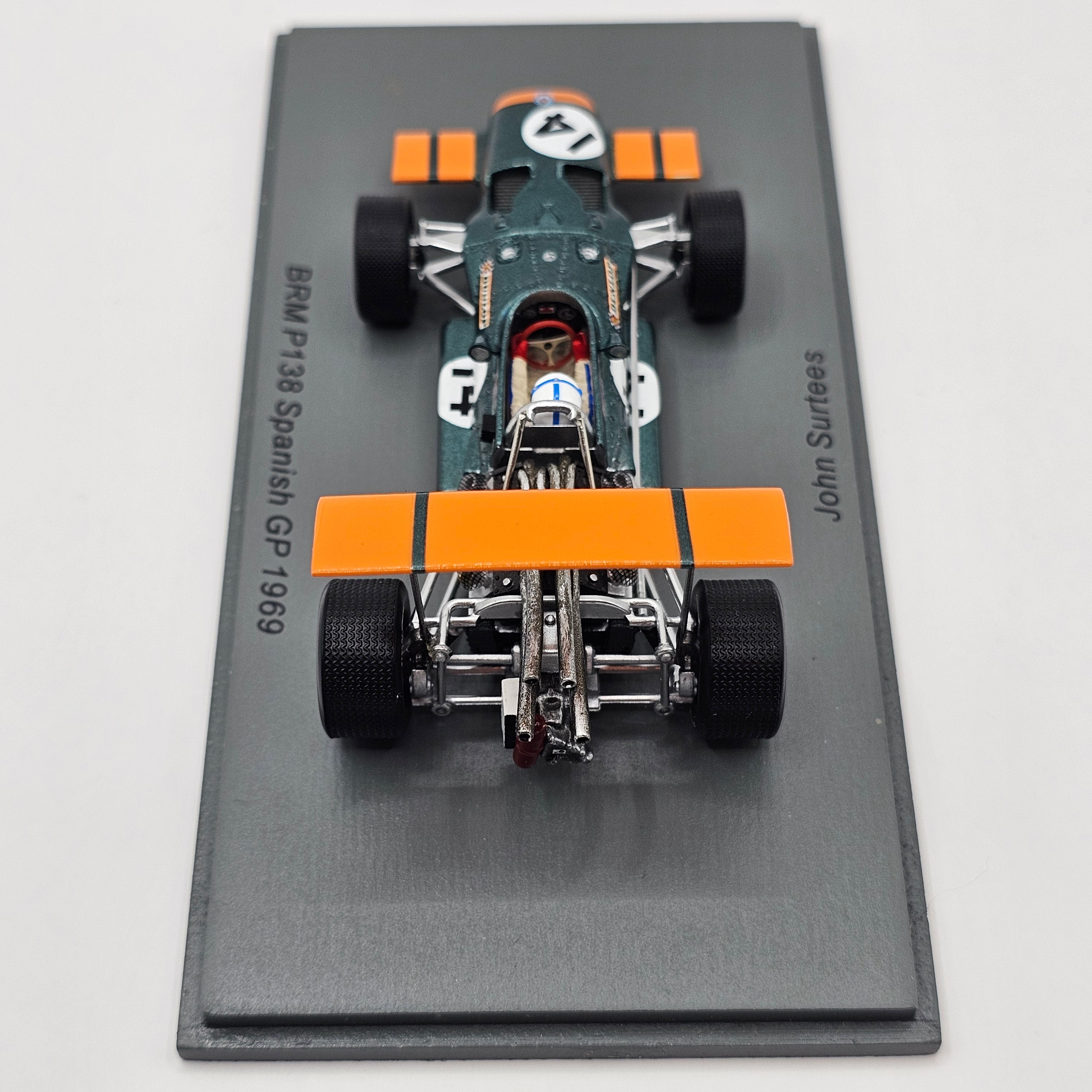 Spark BRM P138 #14 John Surtees Spanish GP 1969 1/43 Scale S5705