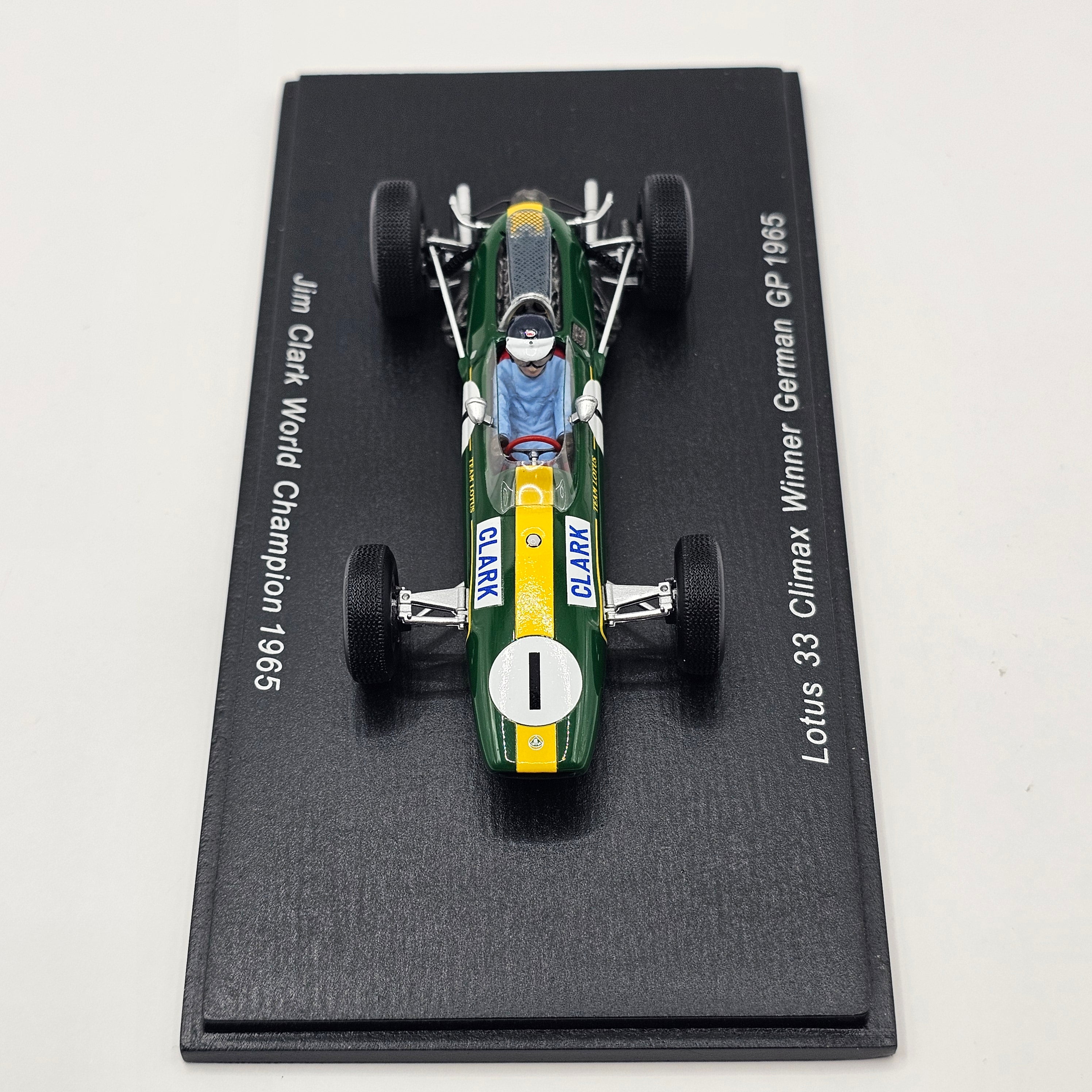 Spark Lotus 33 Climax CLX #1 Jim Clark German GP Winner 1965 1/43 Scal