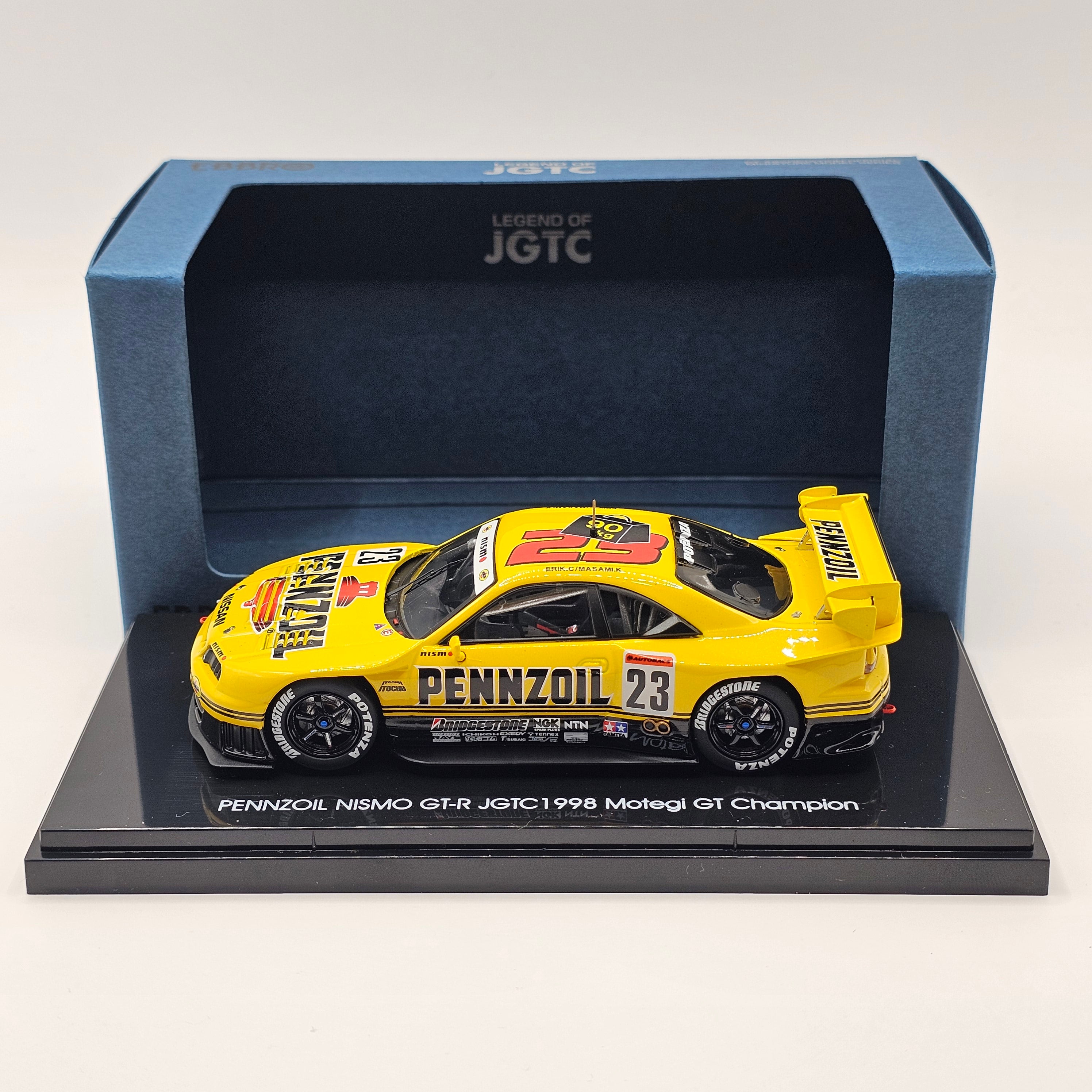 EBBRO Nissan Skyline GT-R R33 #23 Pennzoil Nismo 1998 JGTC