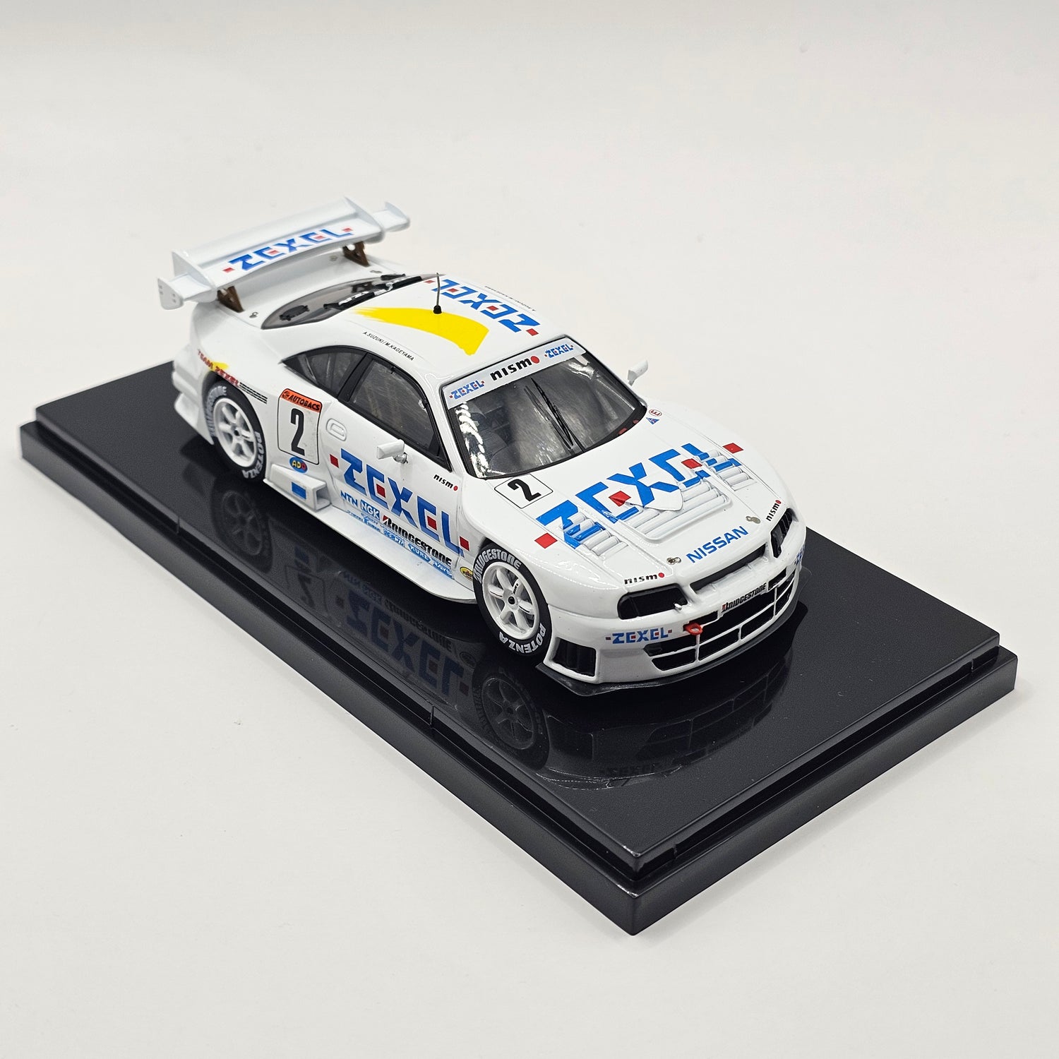EBBRO Nissan Skyline GT-R R33 #2 Nismo Zexel JGTC GT500 1998 1/43 Scal