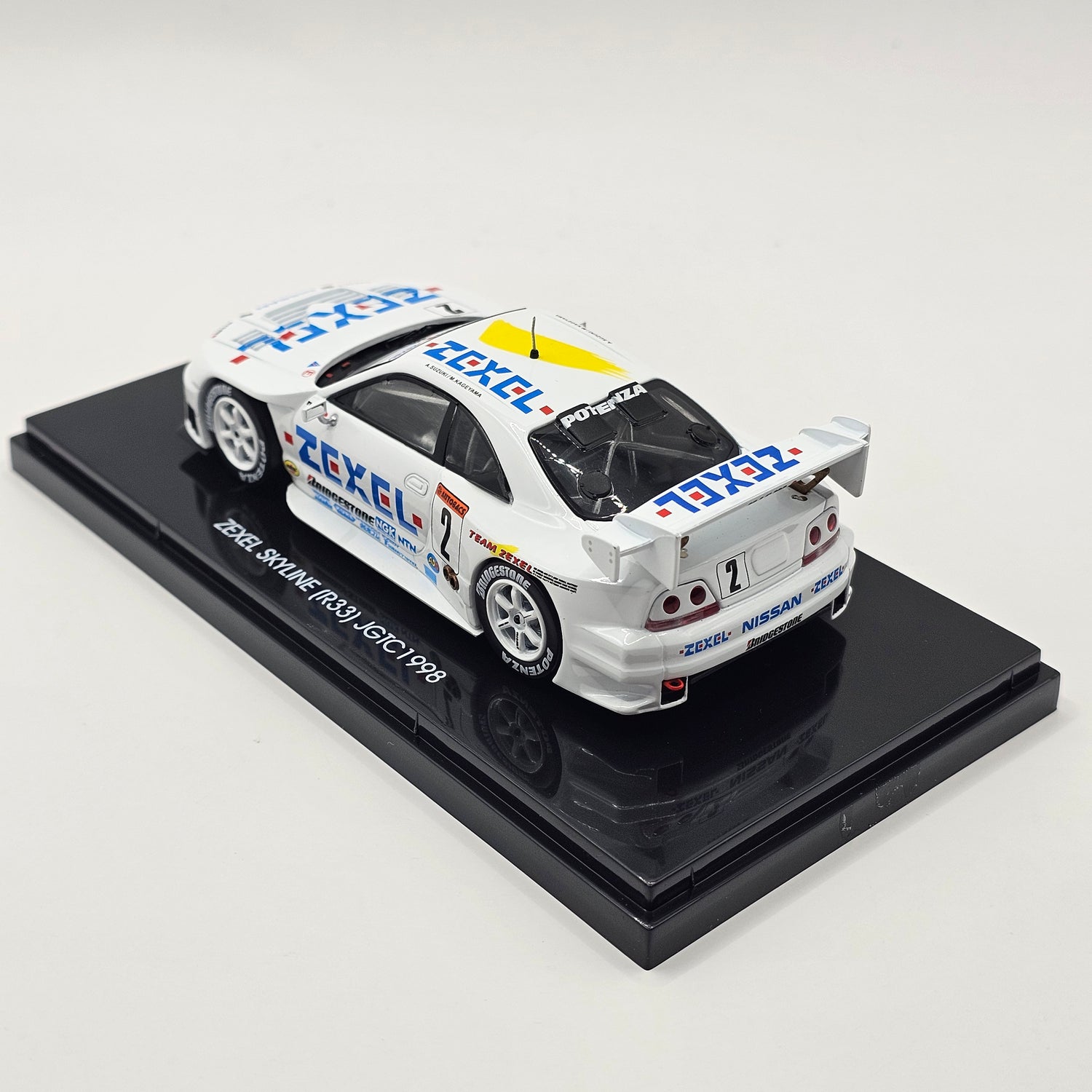 EBBRO Nissan Skyline GT-R R33 #2 Nismo Zexel JGTC GT500 1998 1/43 Scal