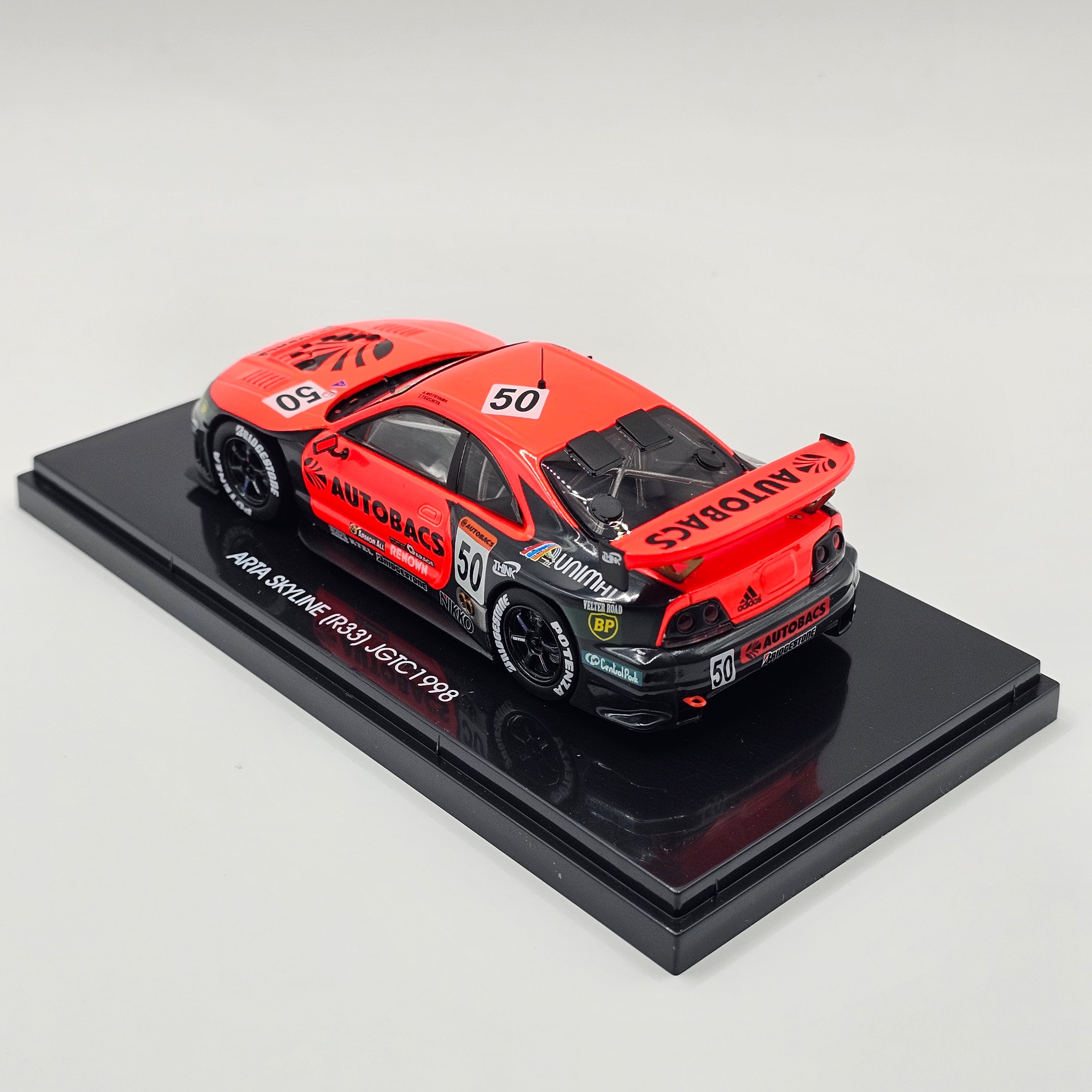 ハチハチ　EBBRO GT-R R33 1/43 6台セット EBBRO Nissan Skyline GT-R R33 #50 Autobacs Racing Team ARTA JGTC GT500