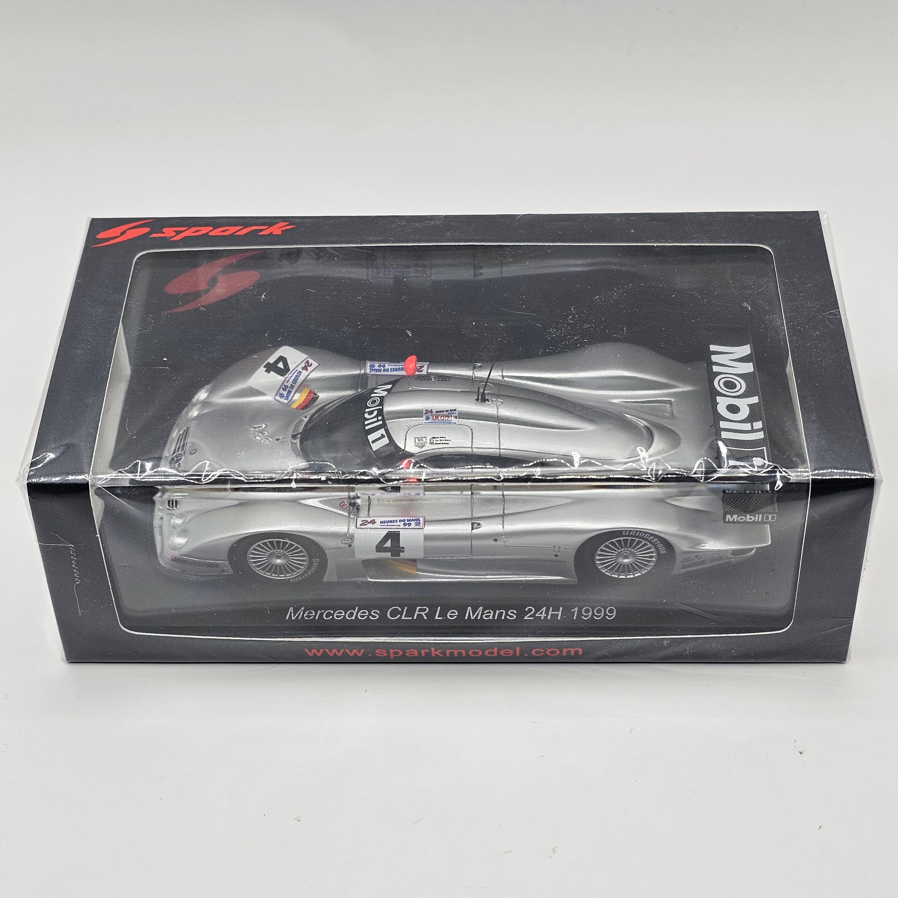 【SPARK】Mercedes CLR 希少 #S47 Spark Mercedes CLR GT1 #4 AMG-Mercedes 24H Le Mans 1999 1/43